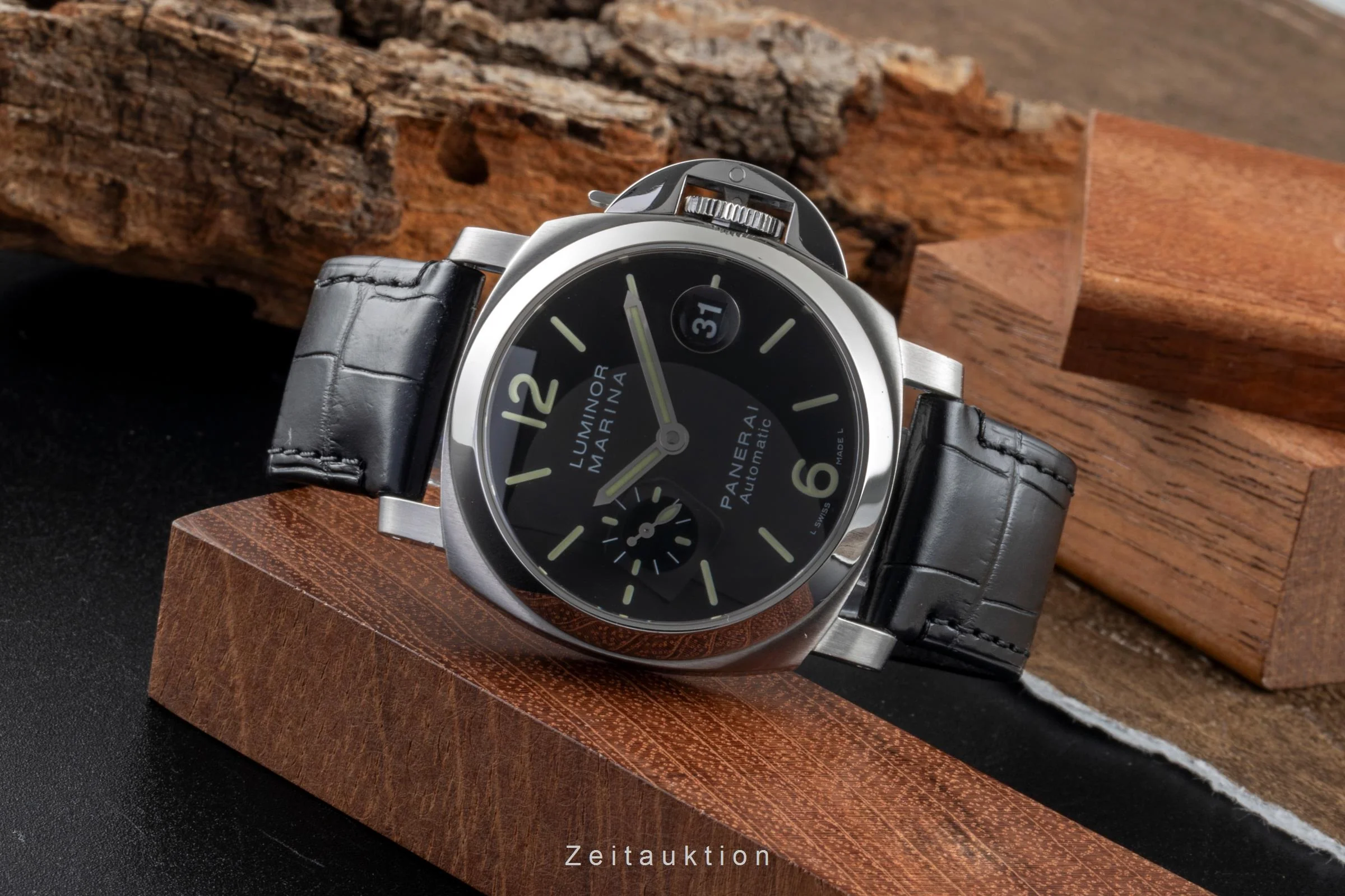 Panerai Luminor Marina steel automatic men's watch PAM00048  [2507538] - Image 3