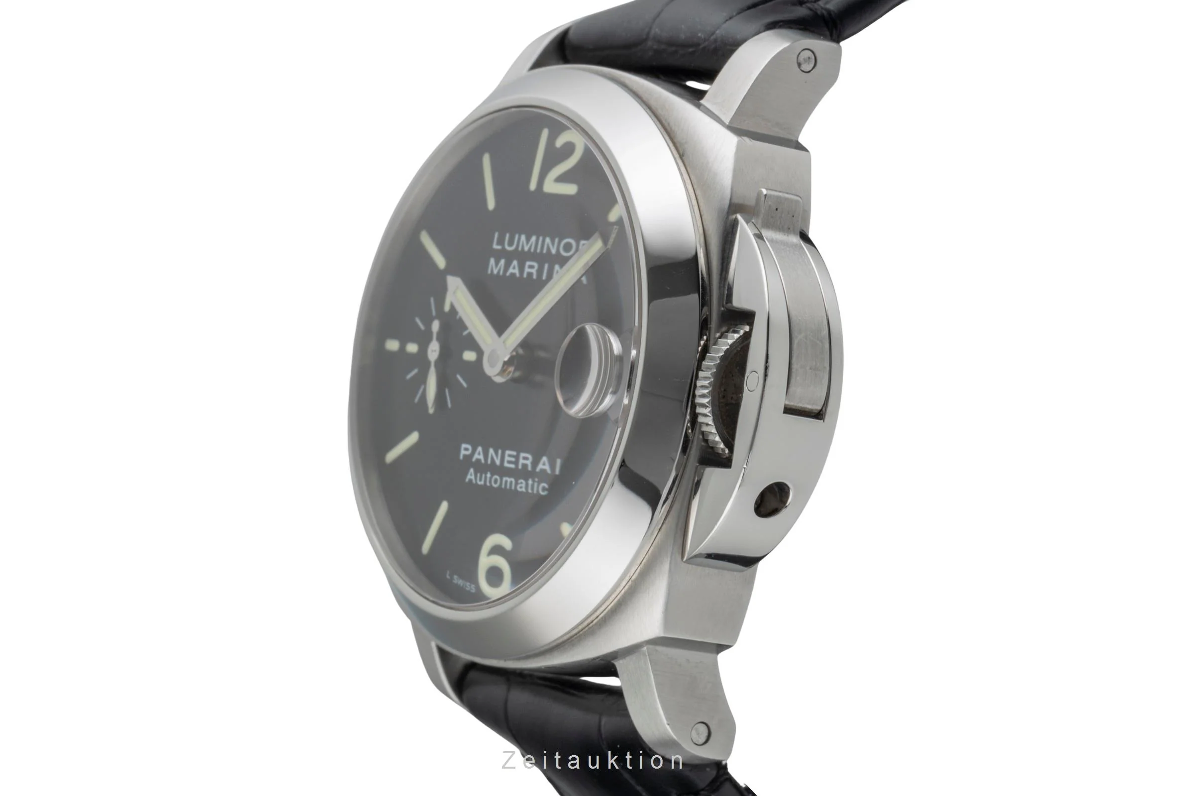 Panerai Luminor Marina steel automatic men's watch PAM00048  [2507538] - Image 7