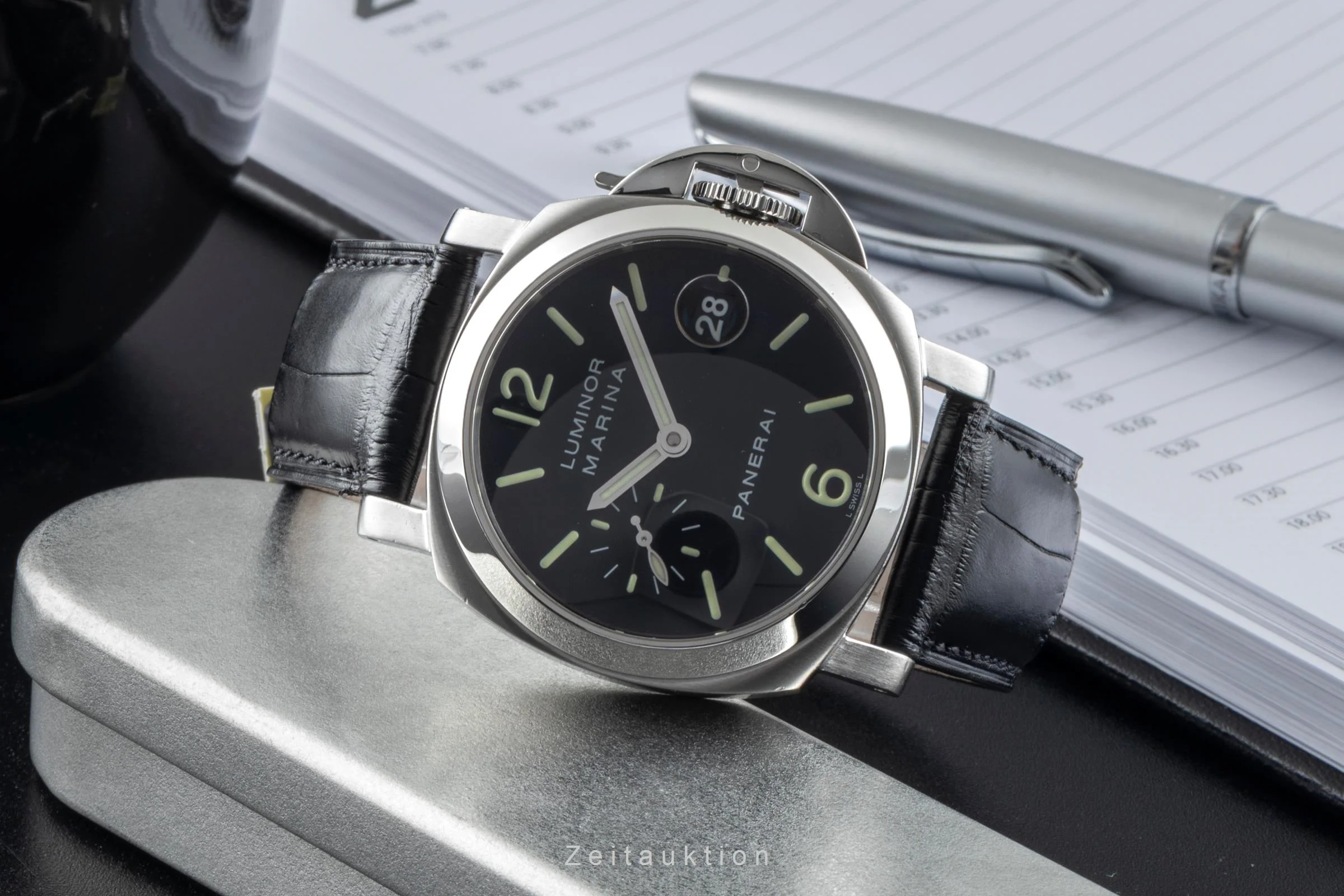 Panerai Luminor Marina steel automatic men's watch PAM00050  [2506580] - Image 3