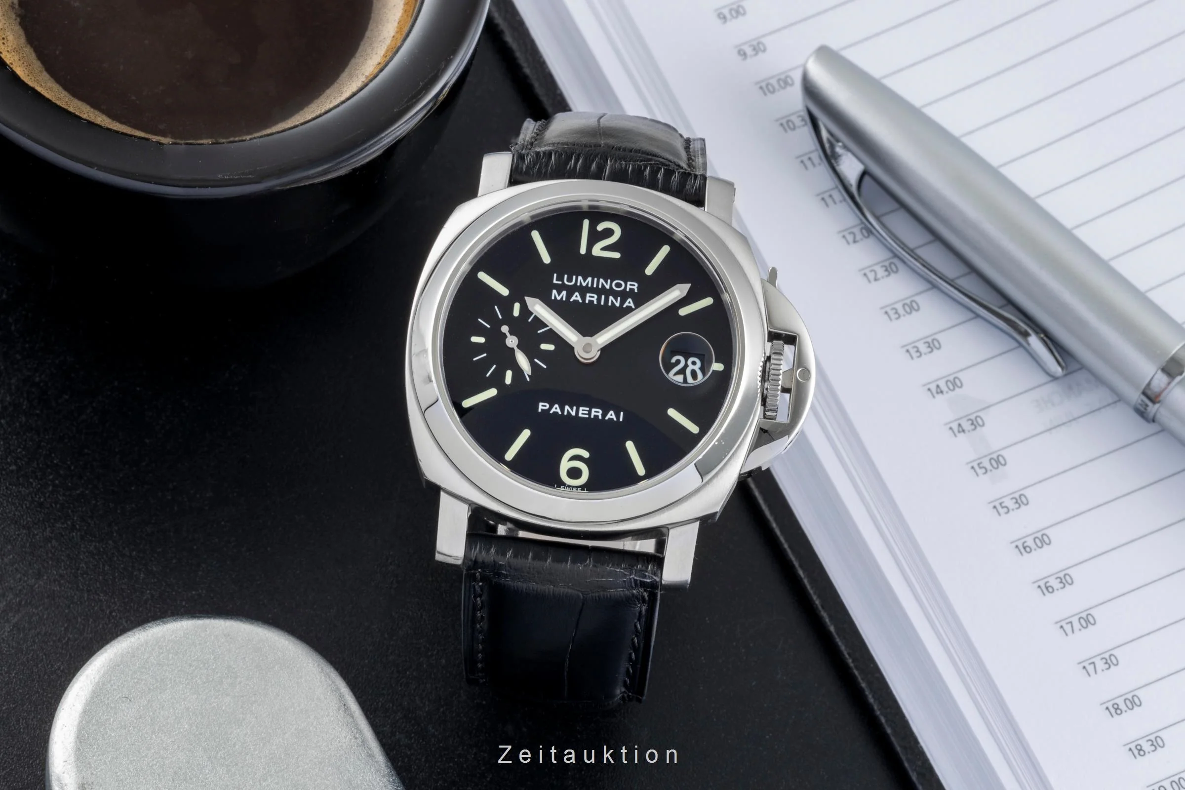 Panerai Luminor Marina steel automatic men's watch PAM00050  [2506580] - Image 4