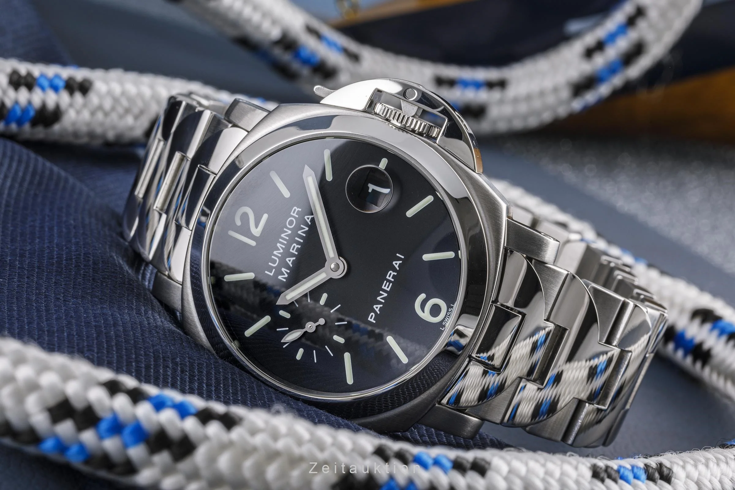 Panerai Luminor Marina steel automatic men's watch PAM00050, OP6560 LP: 7900EUR  [2304347] - Image 2