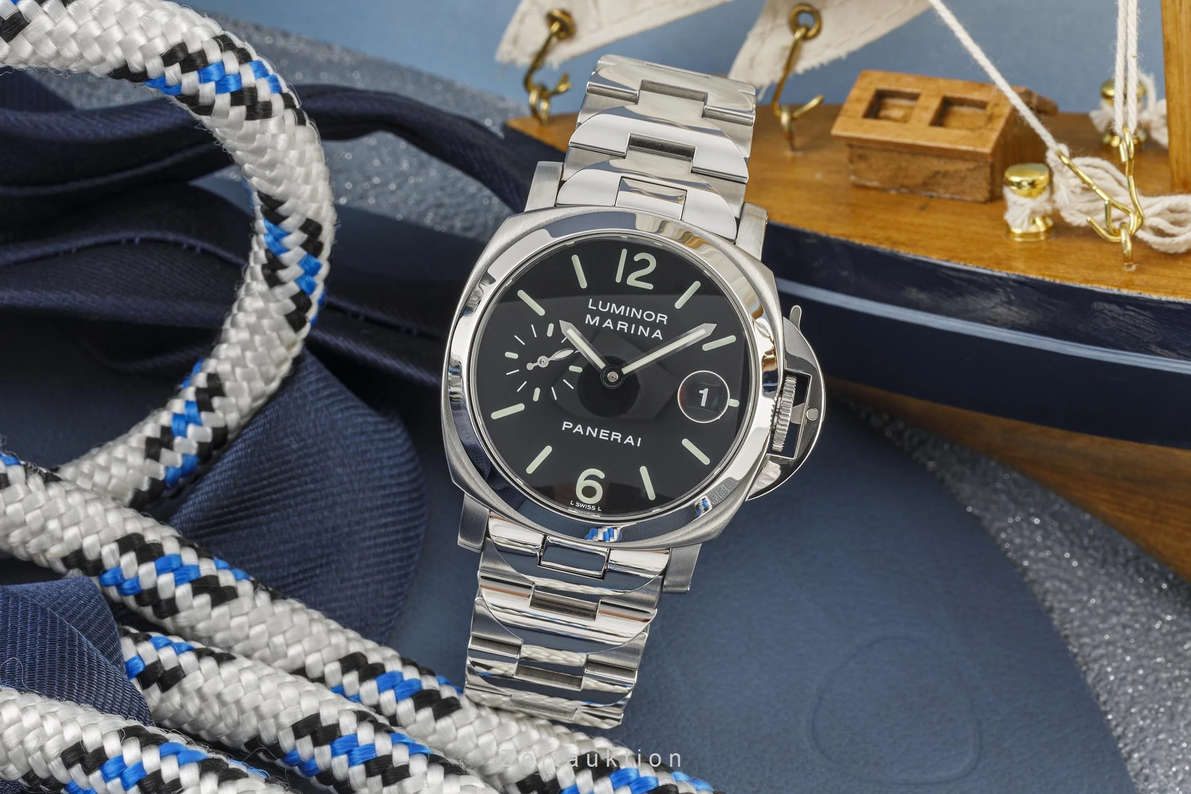 Panerai Luminor Marina steel automatic men's watch PAM00050, OP6560 LP: 7900EUR  [2304347] - Image 3