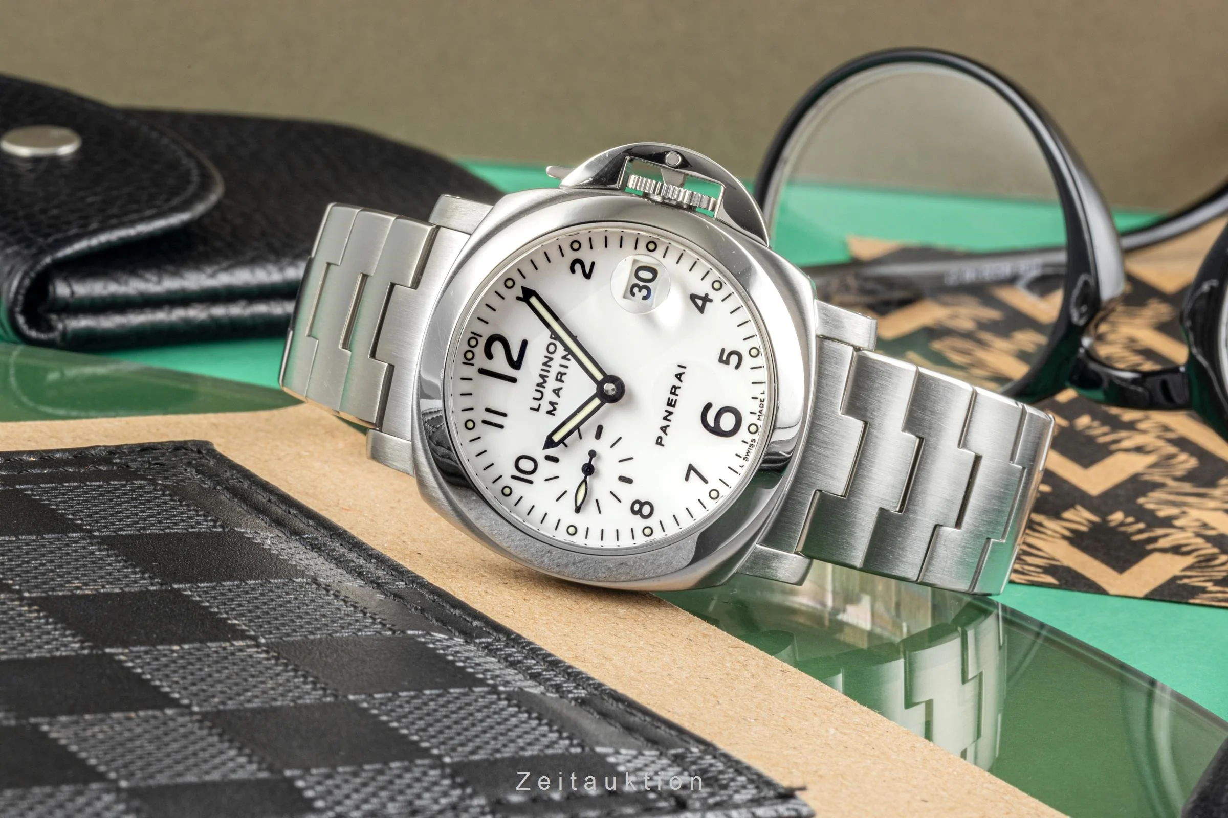 Panerai Luminor Marina steel automatic men's watch PAM00051  LP: 7900EUR  [2302230] - Image 2