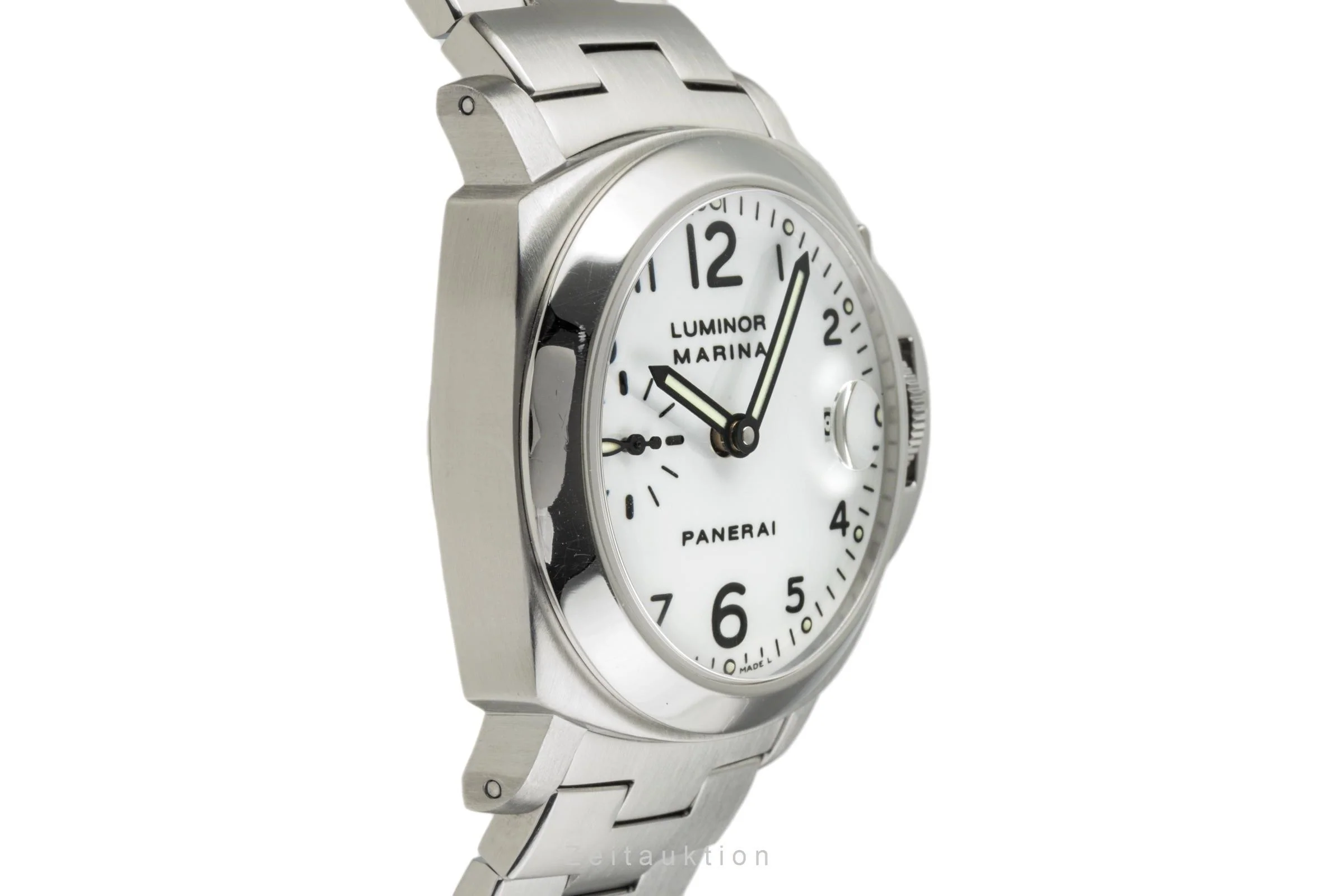 Panerai Luminor Marina steel automatic men's watch PAM00051  LP: 7900EUR  [2302230] - Image 7