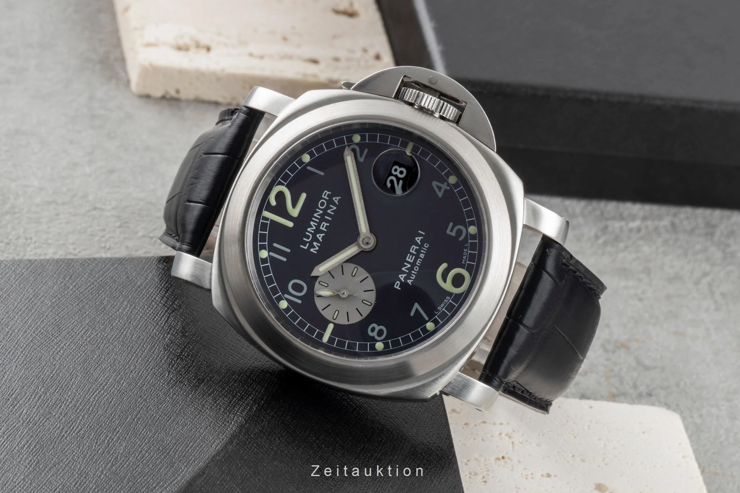 Panerai Luminor Marina steel automatic men's watch PAM00086 LP: 8900EUR  [2506026] - Image 3