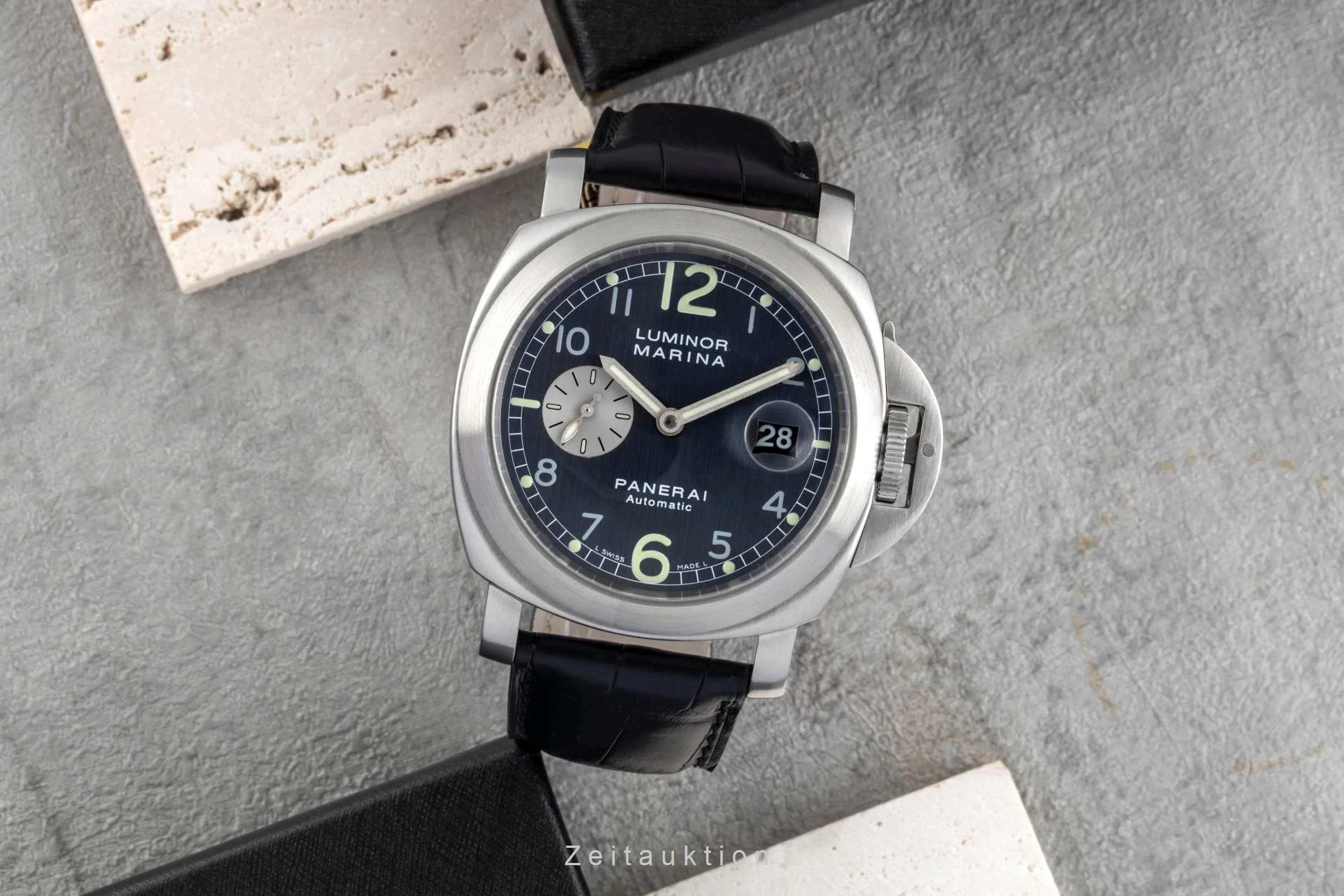 Panerai Luminor Marina steel automatic men's watch PAM00086 LP: 8900EUR  [2506026] - Image 4