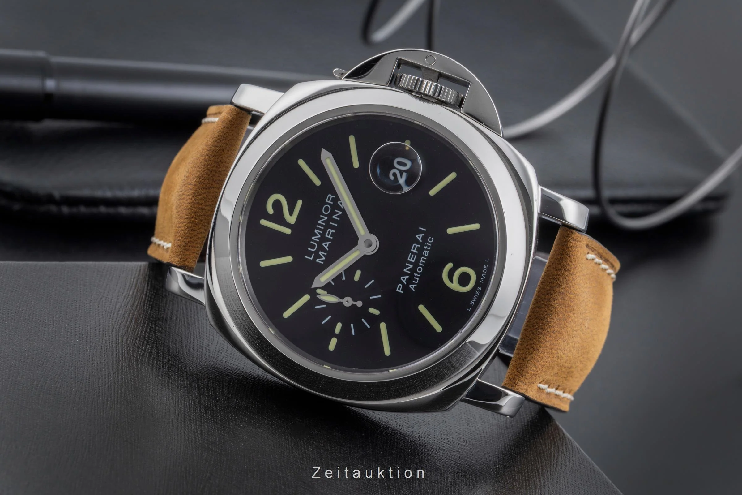 Panerai Luminor Marina steel automatic men's watch PAM00104  [2505798] - Image 3