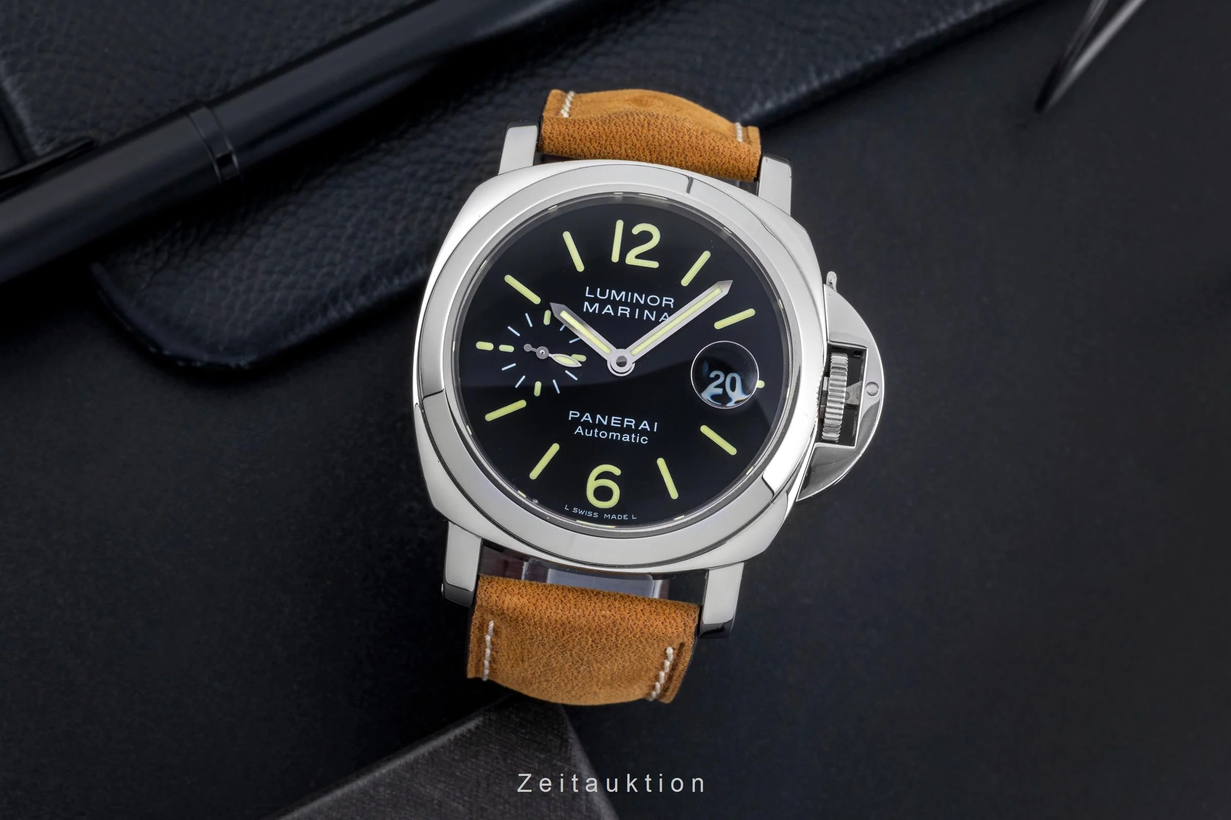 Panerai Luminor Marina steel automatic men's watch PAM00104  [2505798] - Image 4