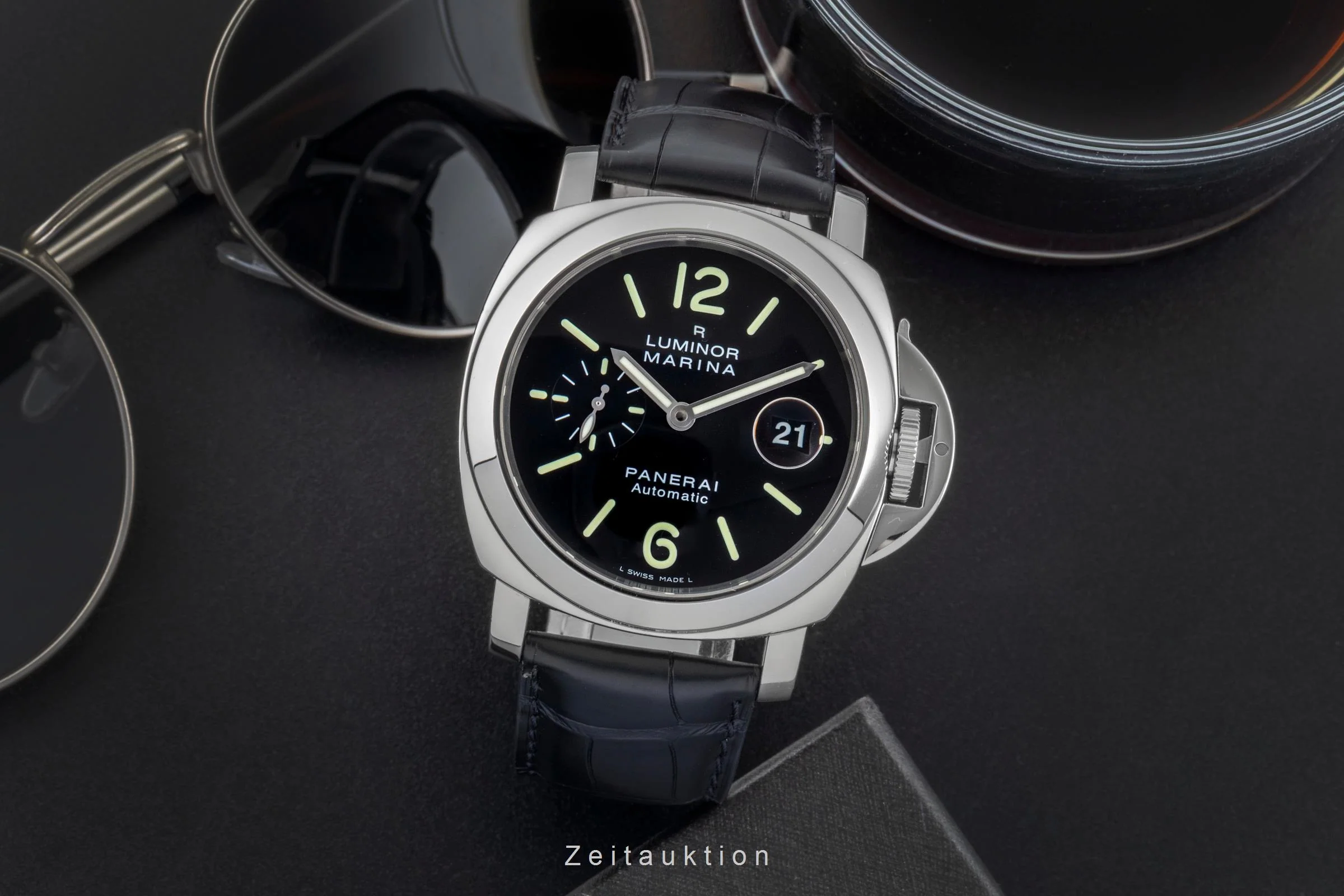 Panerai Luminor Marina steel automatic men's watch PAM00104 LP: 8900EUR  [2506302] - Image 4