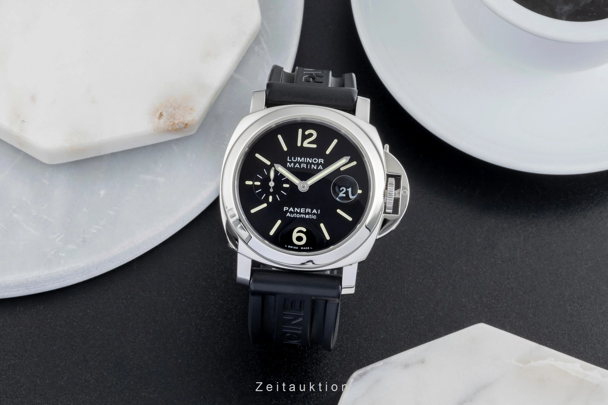 Panerai Luminor Marina steel automatic men's watch PAM00104 LP: 8900EUR  [2506517] - Image 4