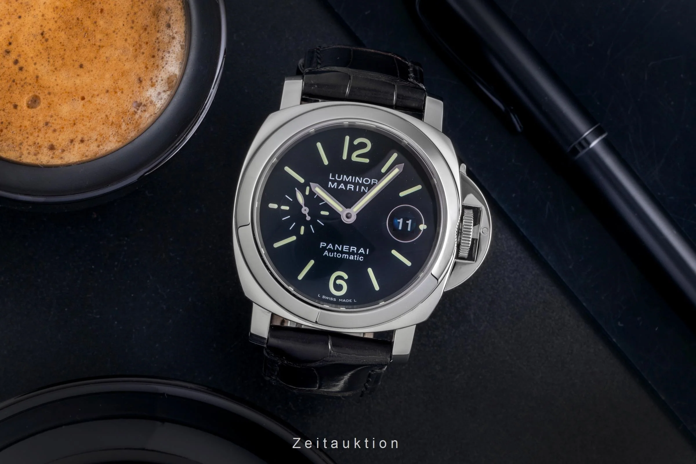 Panerai Luminor Marina steel automatic men's watch PAM00104  [2507345] - Image 4