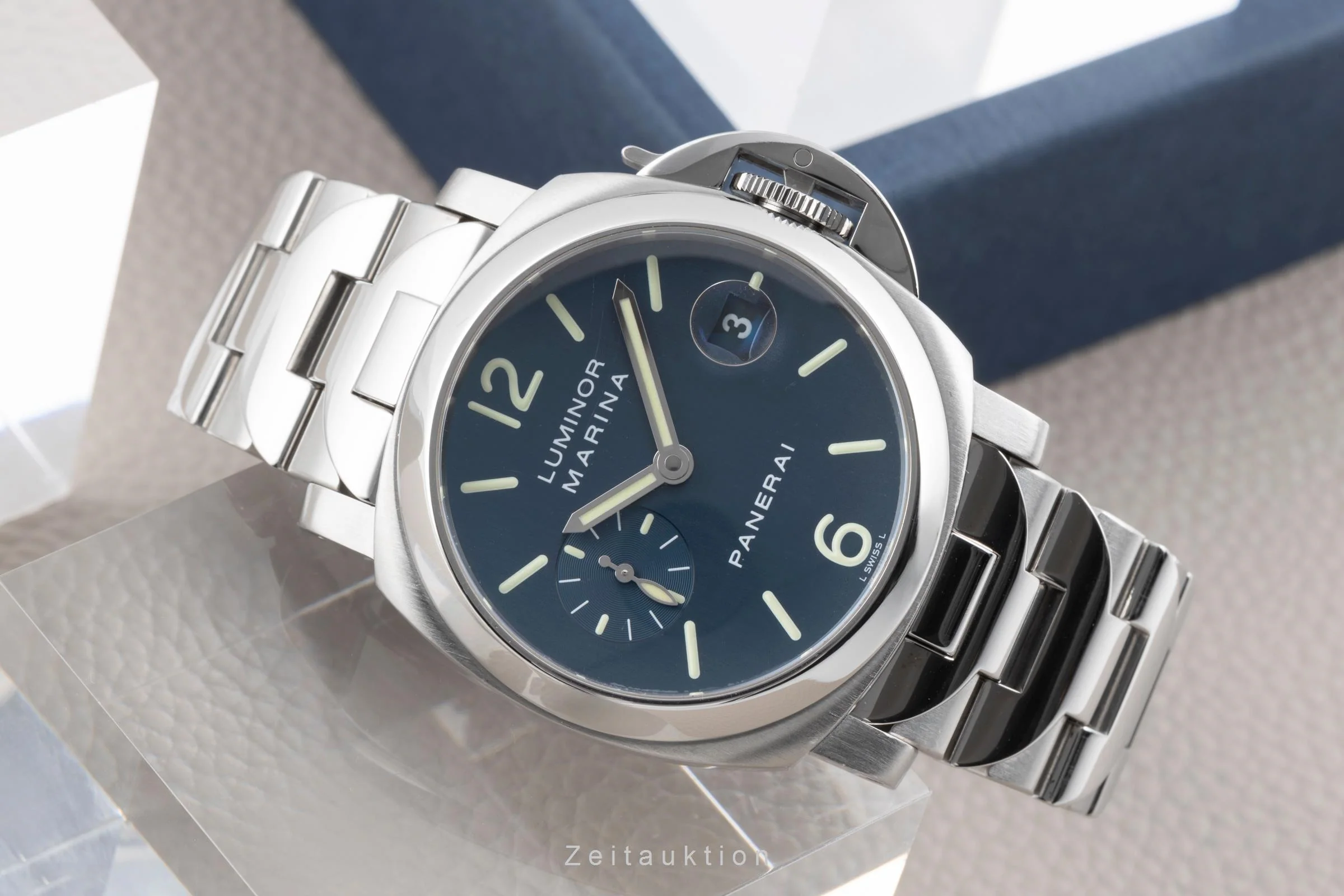 Panerai Luminor Marina steel automatic men's watch PAM00120  [2505772] - Image 3