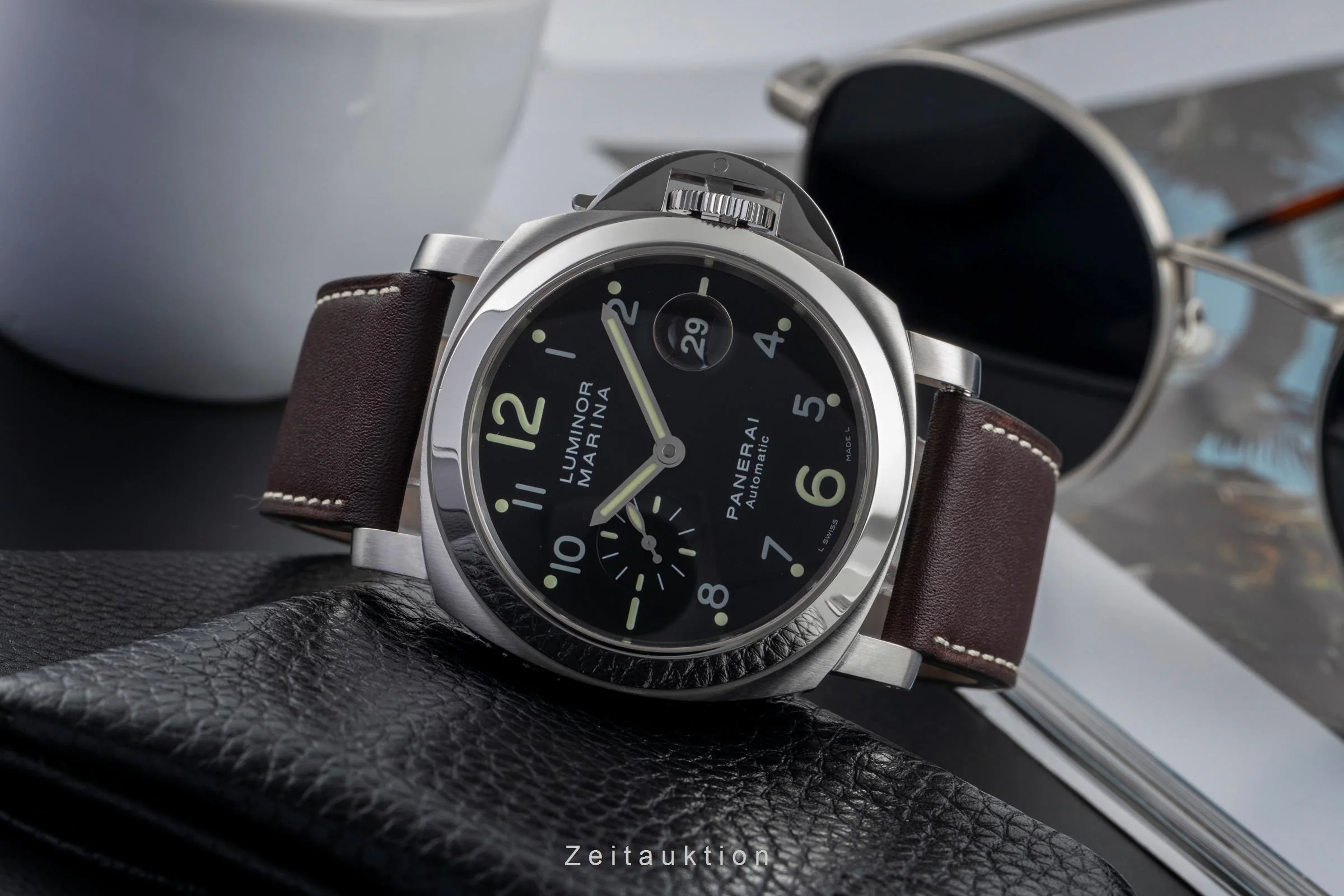 Panerai Luminor Marina steel automatic men's watch PAM00164 LP: 8900EUR  [2501972] - Image 3