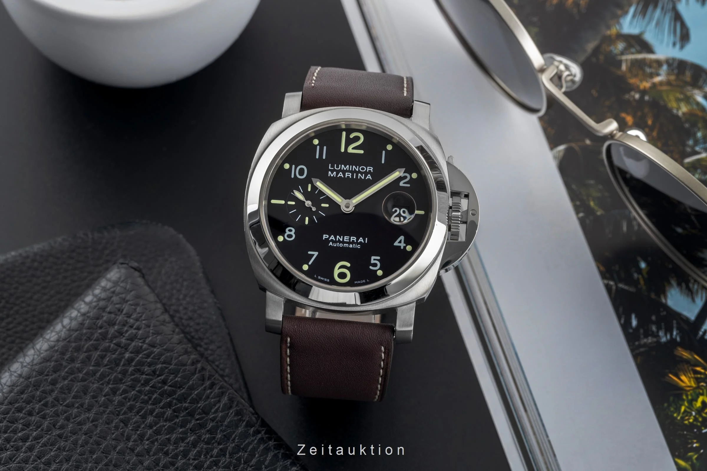 Panerai Luminor Marina steel automatic men's watch PAM00164 LP: 8900EUR  [2501972] - Image 4