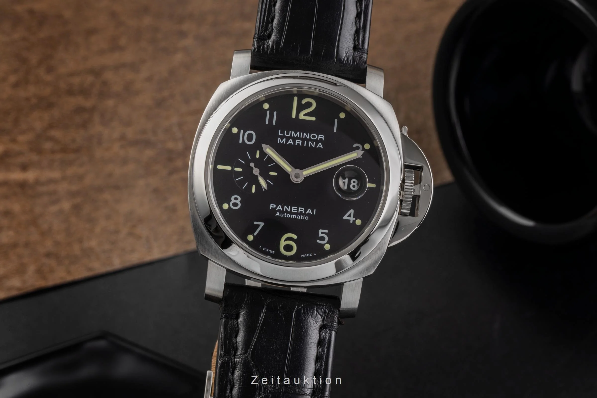 Panerai Luminor Marina steel automatic men's watch PAM00164 LP: 8900EUR  [2502807] - Image 2