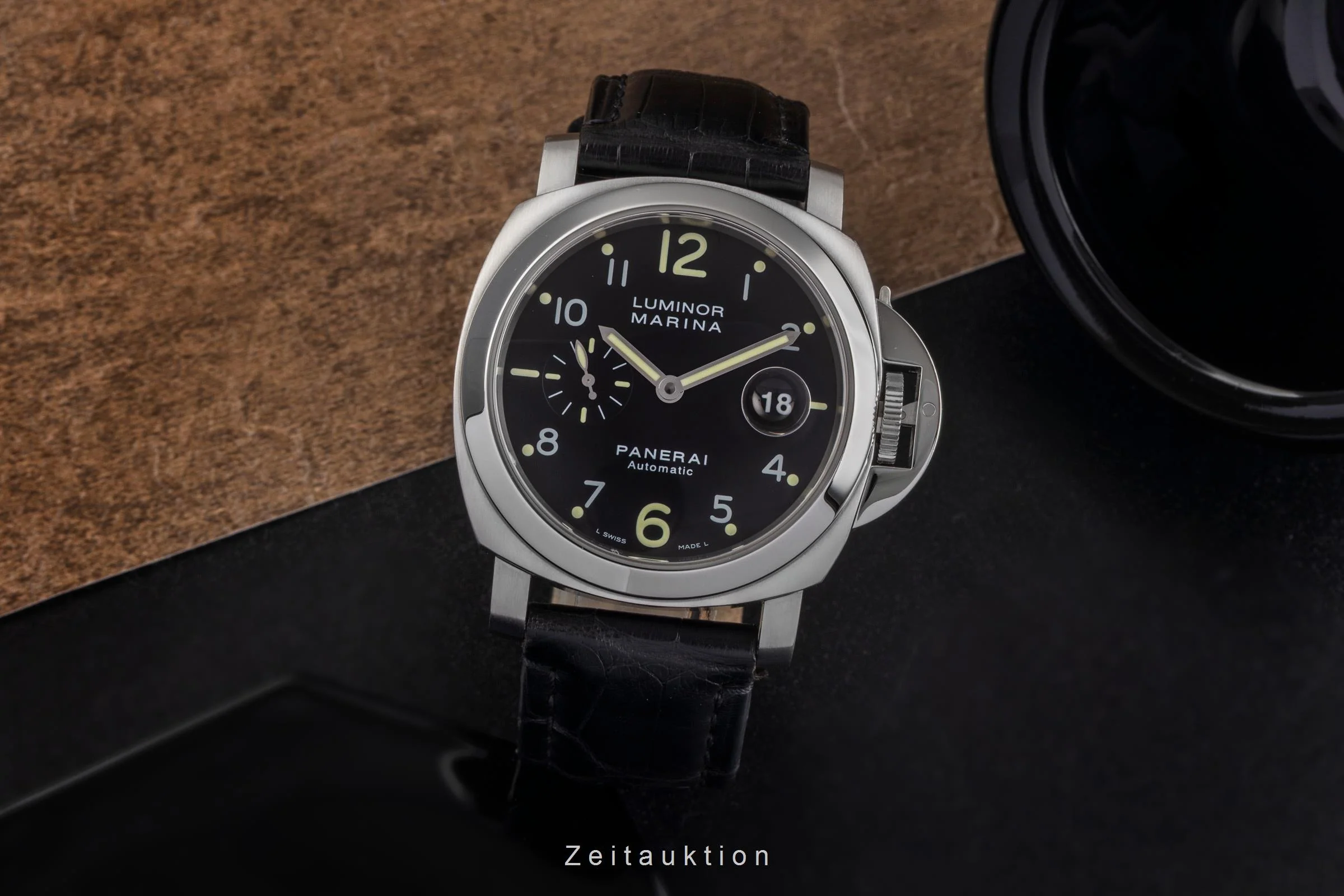 Panerai Luminor Marina steel automatic men's watch PAM00164 LP: 8900EUR  [2502807] - Image 4