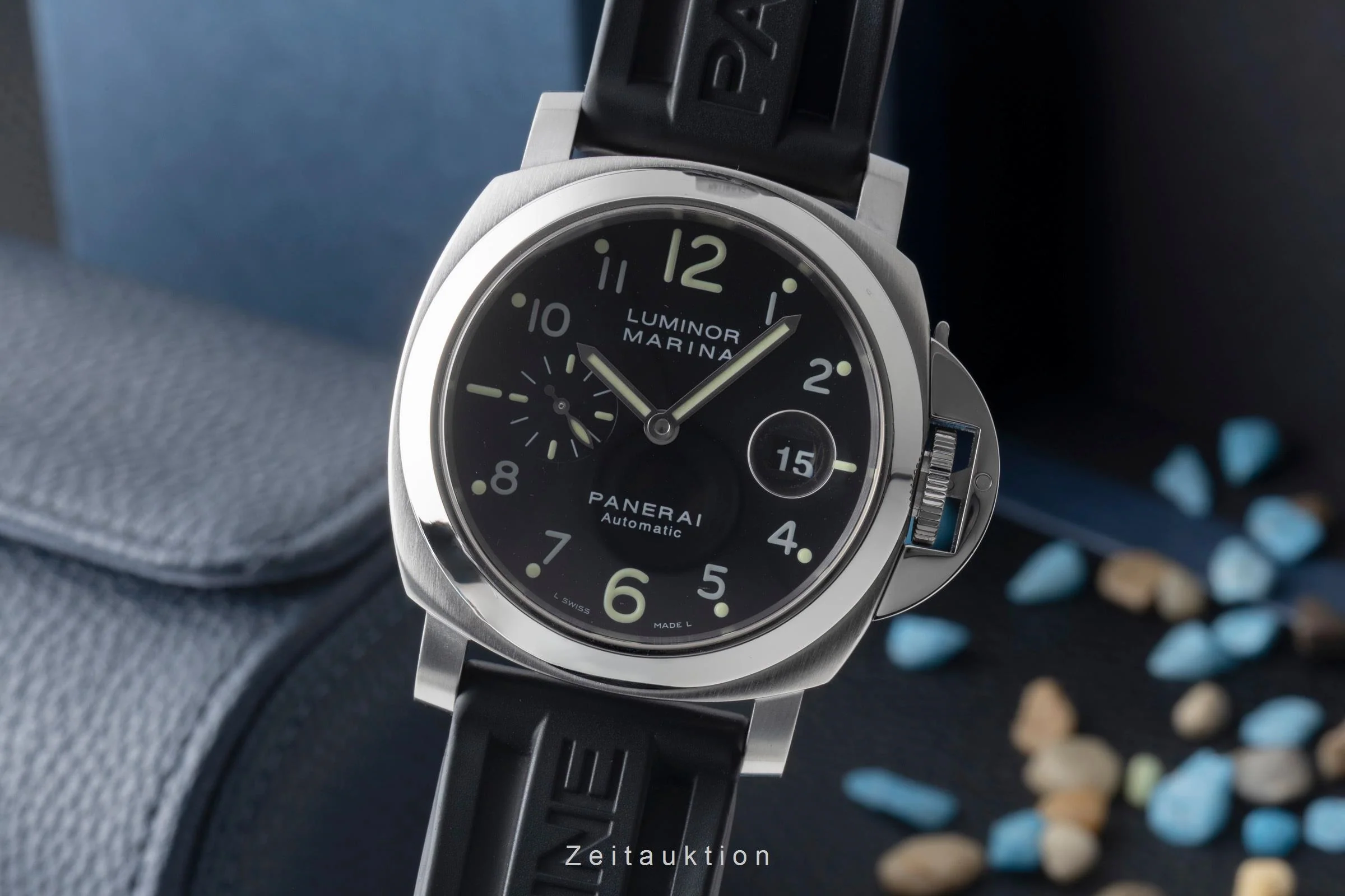 Panerai Luminor Marina steel automatic men's watch PAM00164 LP: 8900EUR  [2600893] - Image 2