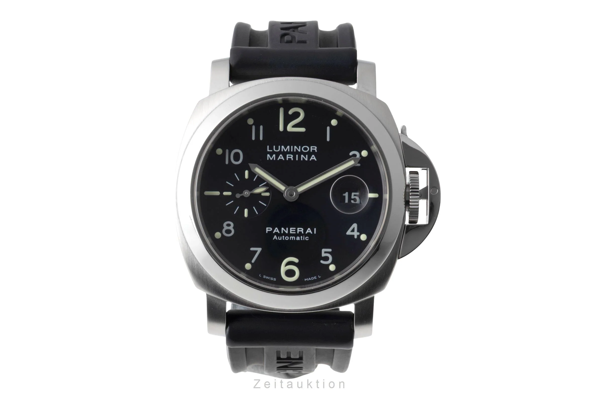 Panerai Luminor Marina steel automatic men's watch PAM00164 LP: 8900EUR  [2600893] - Image 5