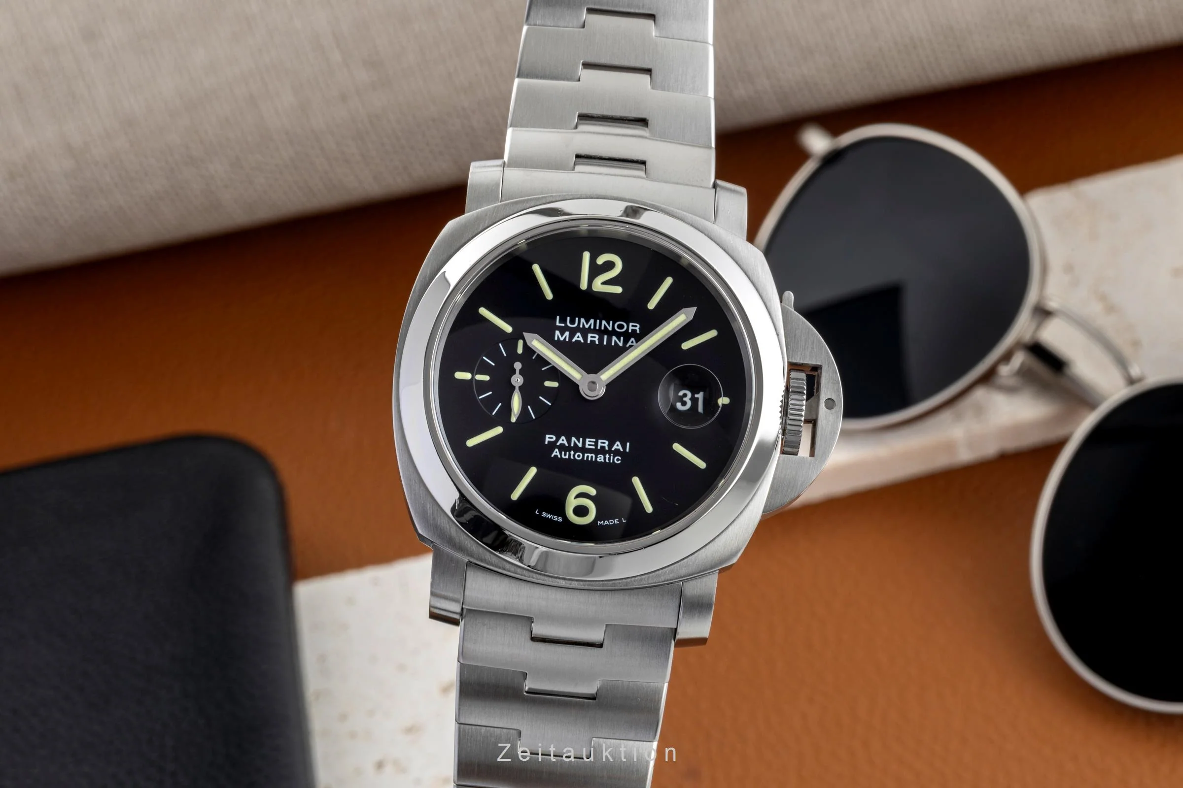Panerai Luminor Marina steel automatic men's watch PAM00299 LP: 10200EUR  [2600532] - Image 2