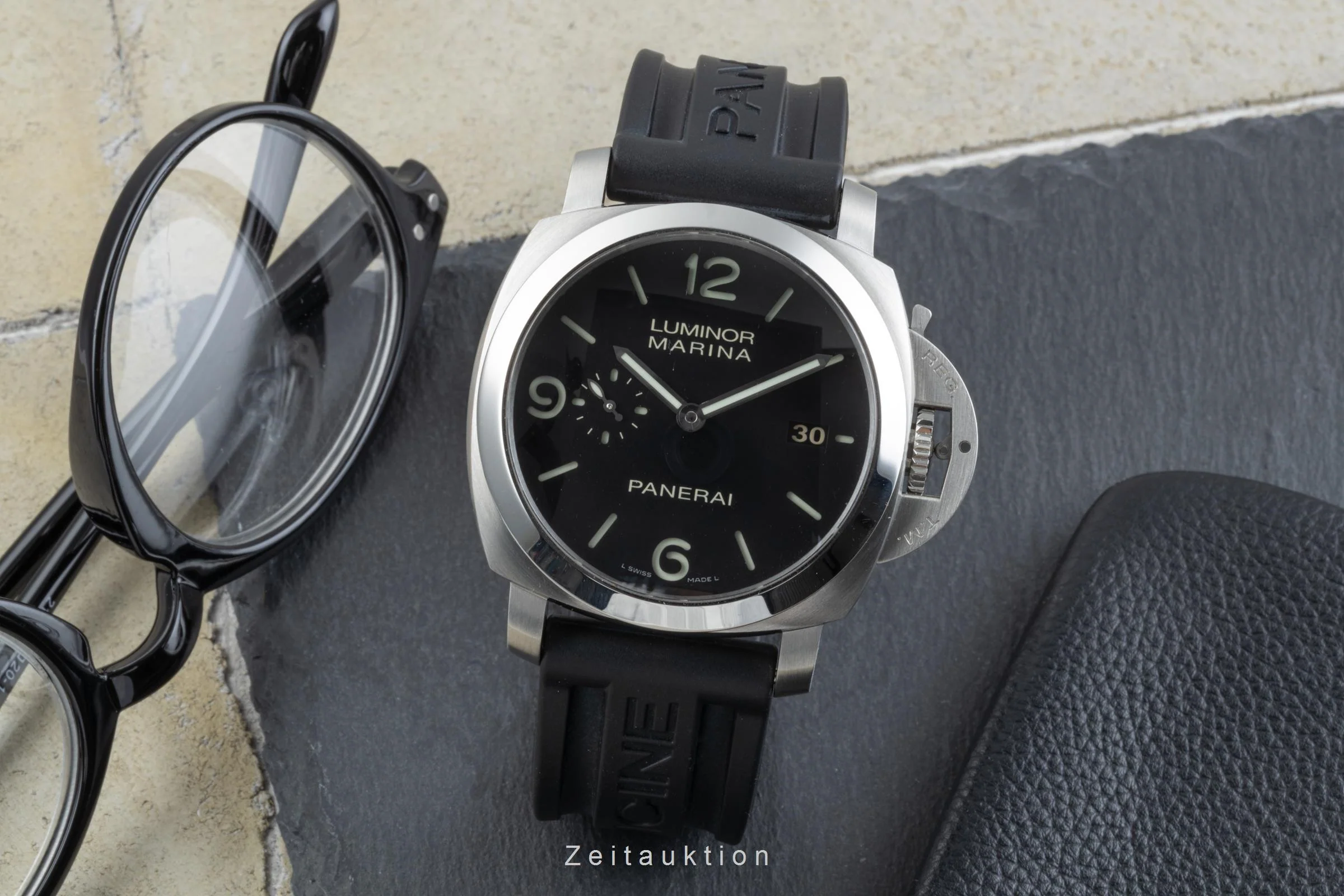 Panerai Luminor Marina steel automatic men's watch PAM00312  [2304978] - Image 3