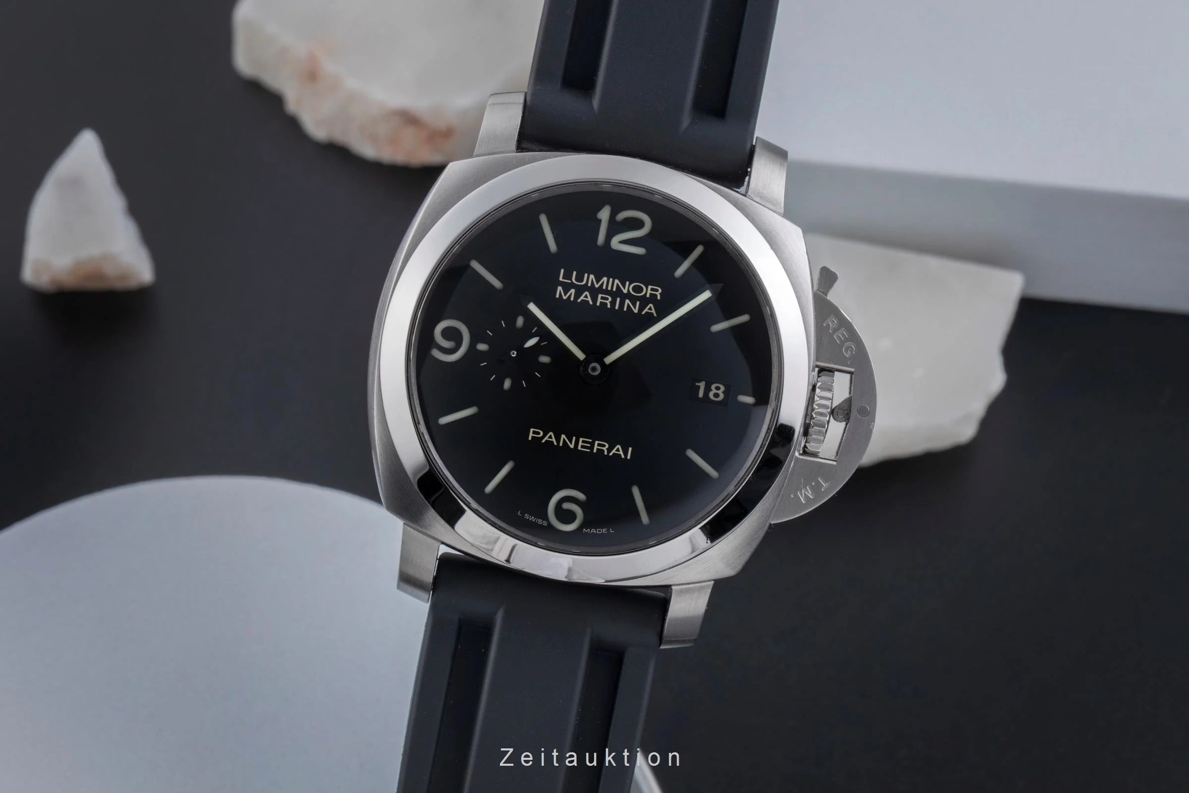 Panerai Luminor Marina steel automatic men's watch PAM00312 LP: 8900EUR  [2600050] - Image 2
