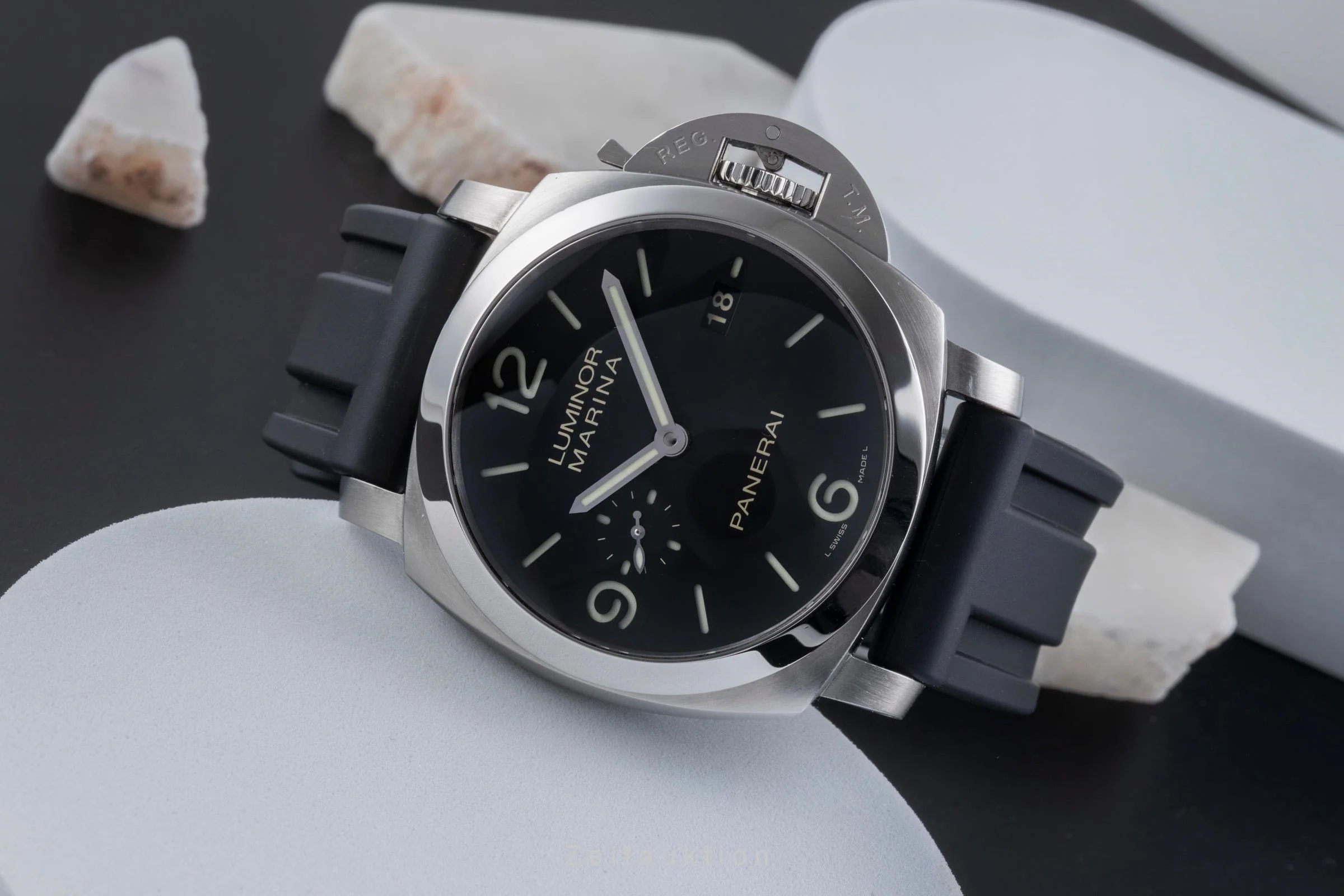 Panerai Luminor Marina steel automatic men's watch PAM00312 LP: 8900EUR  [2600050] - Image 3