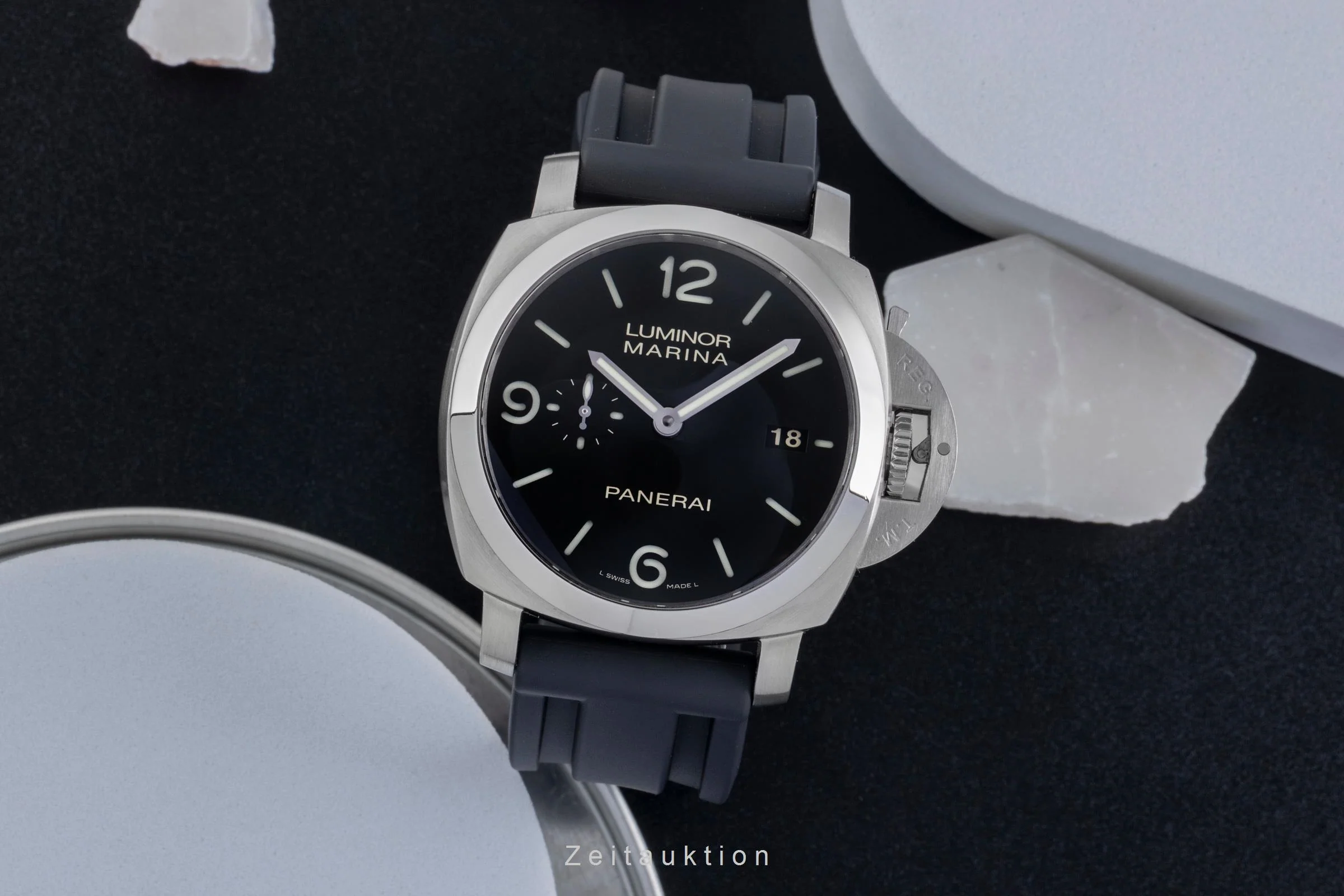 Panerai Luminor Marina steel automatic men's watch PAM00312 LP: 8900EUR  [2600050] - Image 4