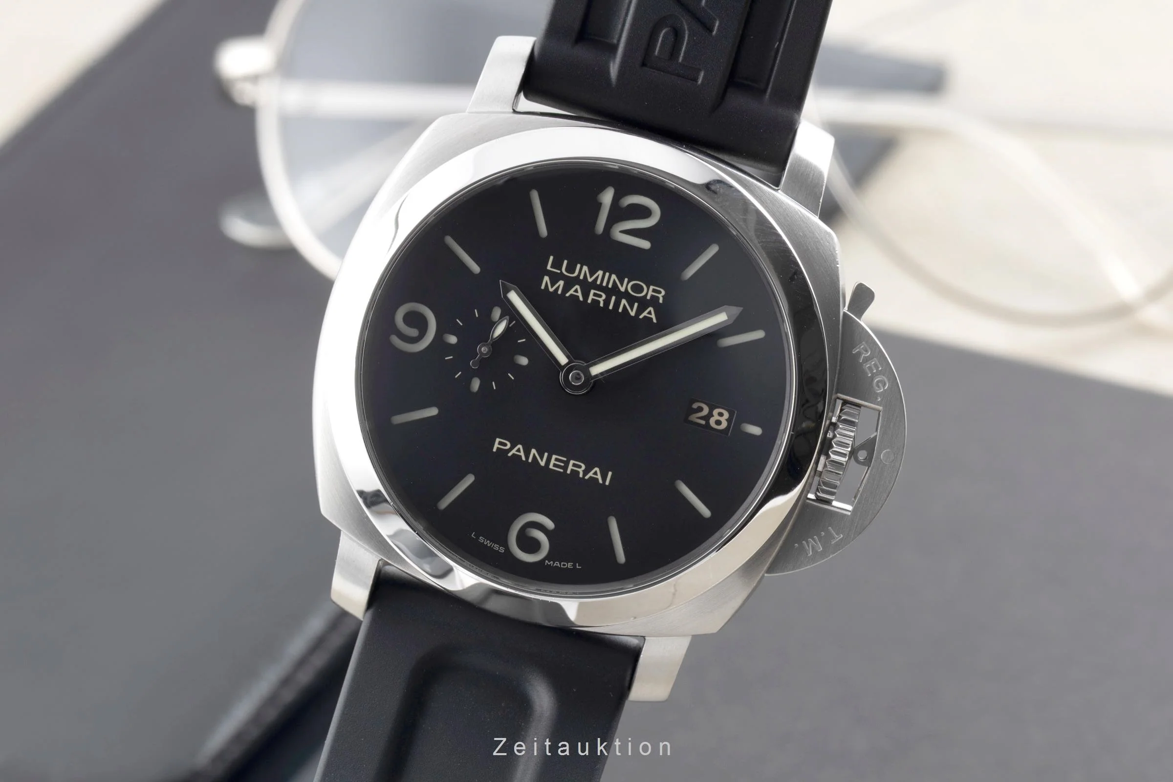 Panerai Luminor Marina steel automatic men's watch PAM00312 LP: 8900EUR  [2600567] - Image 2