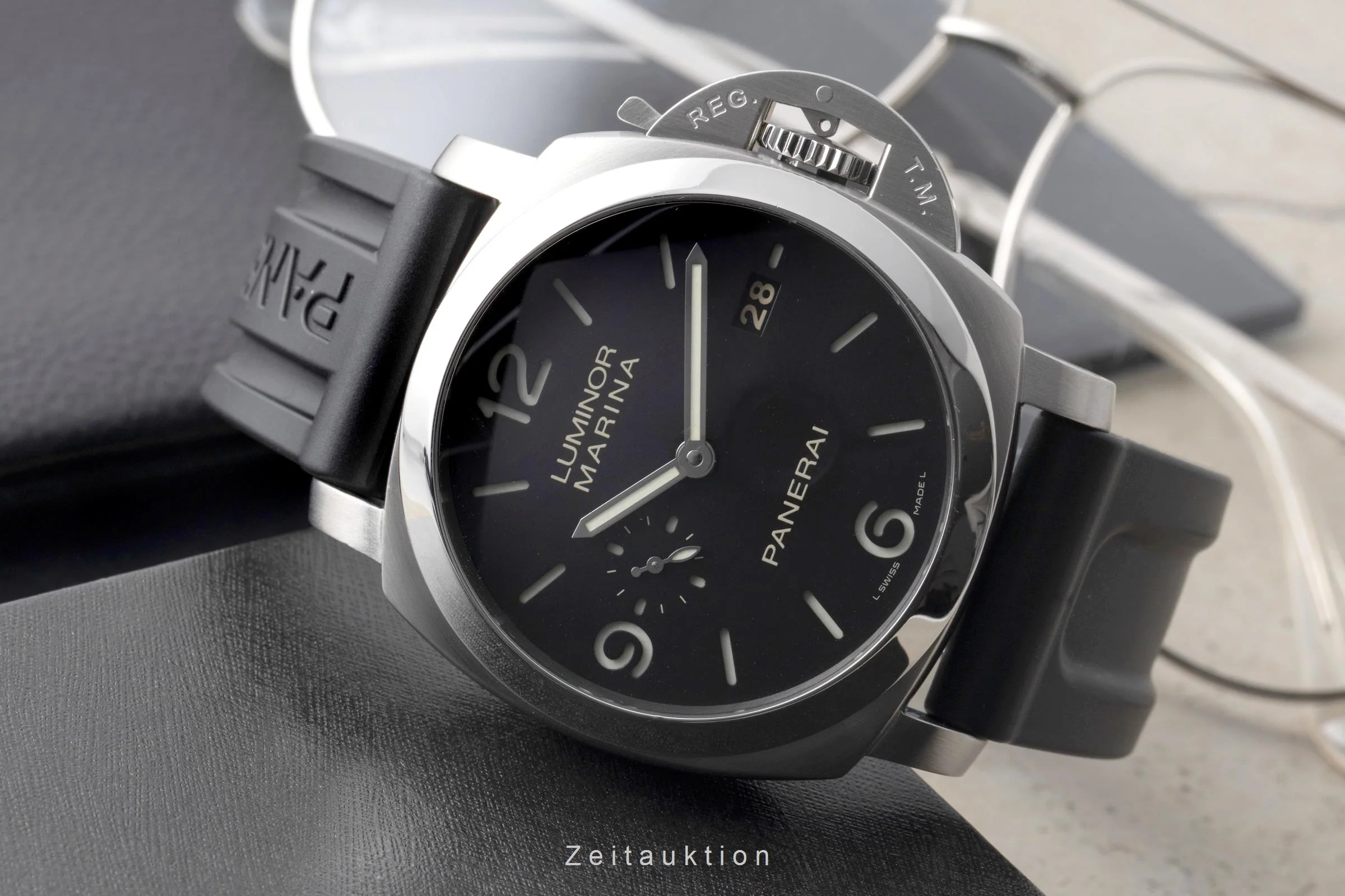 Panerai Luminor Marina steel automatic men's watch PAM00312 LP: 8900EUR  [2600567] - Image 3
