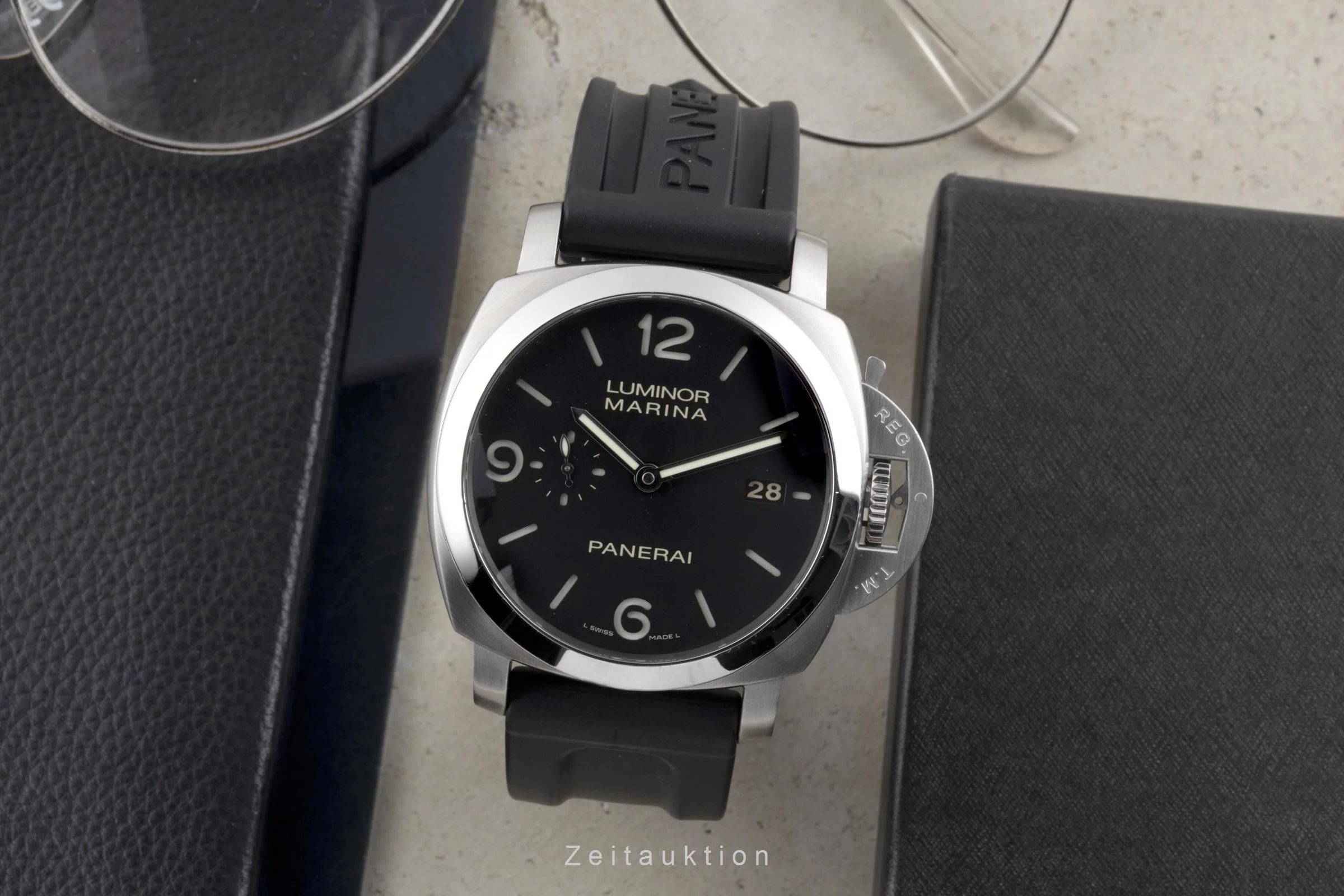 Panerai Luminor Marina steel automatic men's watch PAM00312 LP: 8900EUR  [2600567] - Image 4