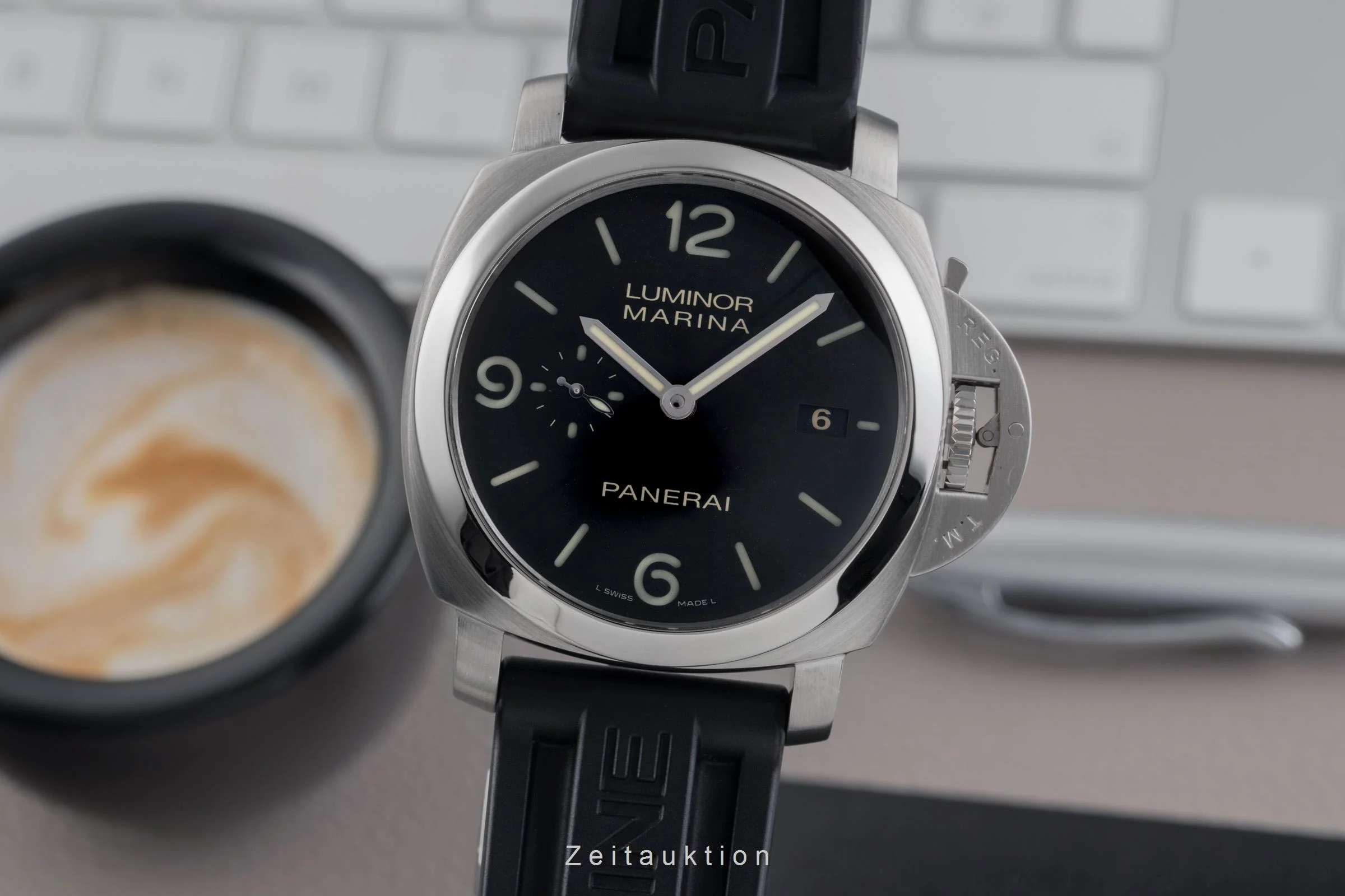 Panerai Luminor Marina steel automatic men's watch PAM00328  [2504306] - Image 2