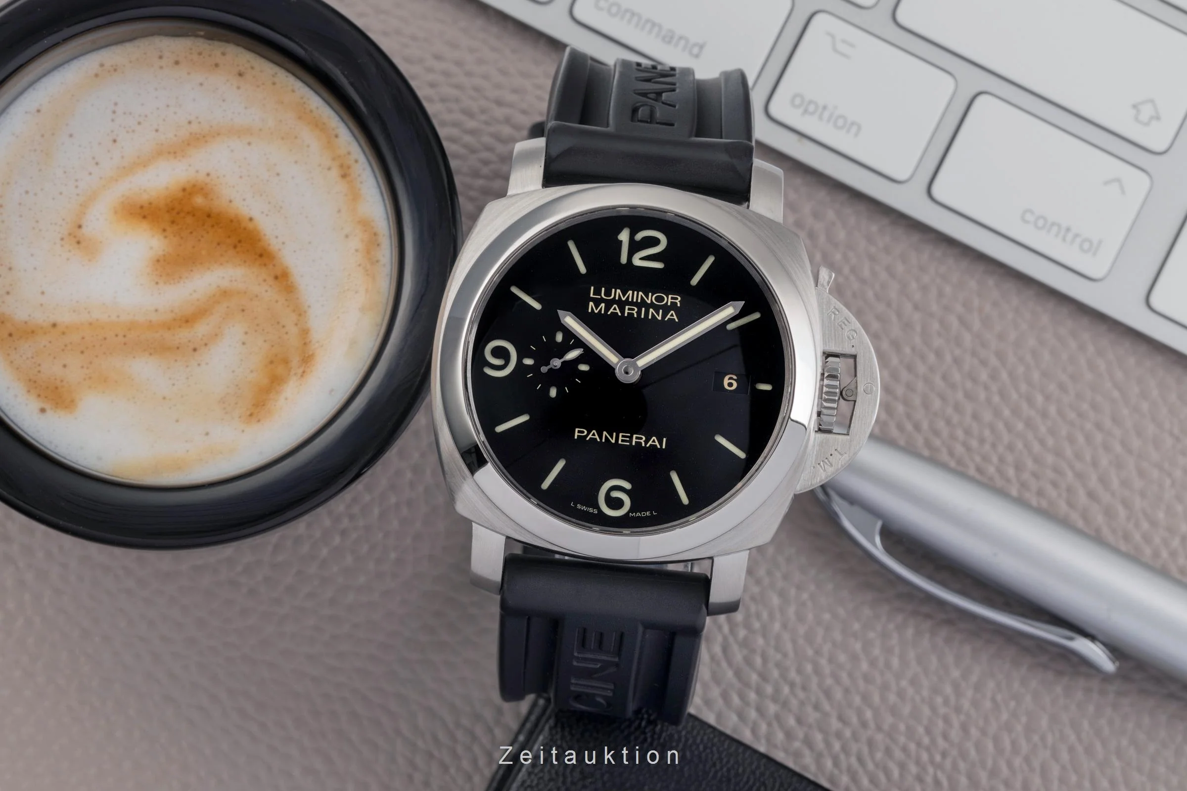Panerai Luminor Marina steel automatic men's watch PAM00328  [2504306] - Image 4
