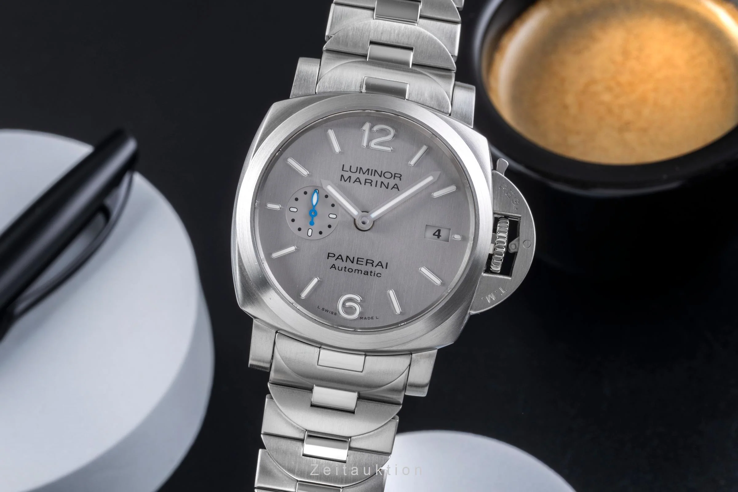 Panerai Luminor Marina steel automatic men's watch PAM00977  [2506263] - Image 2