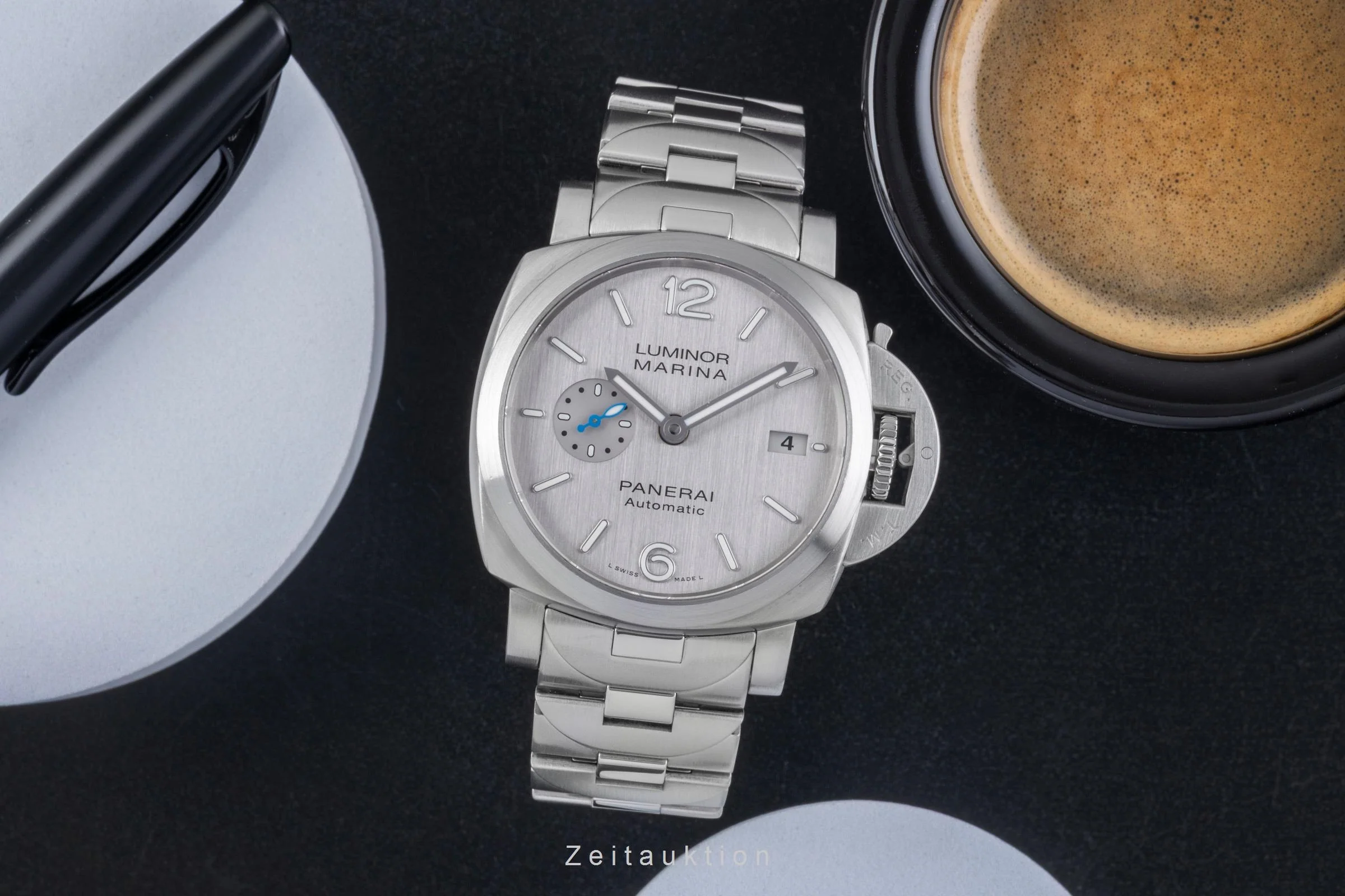 Panerai Luminor Marina steel automatic men's watch PAM00977  [2506263] - Image 4