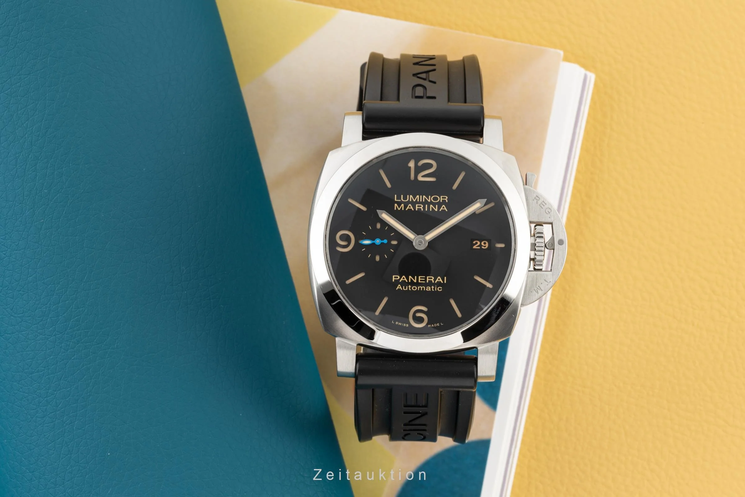 Panerai Luminor Marina steel automatic men's watch PAM01312 LP: 8900EUR  [2304509] - Image 3