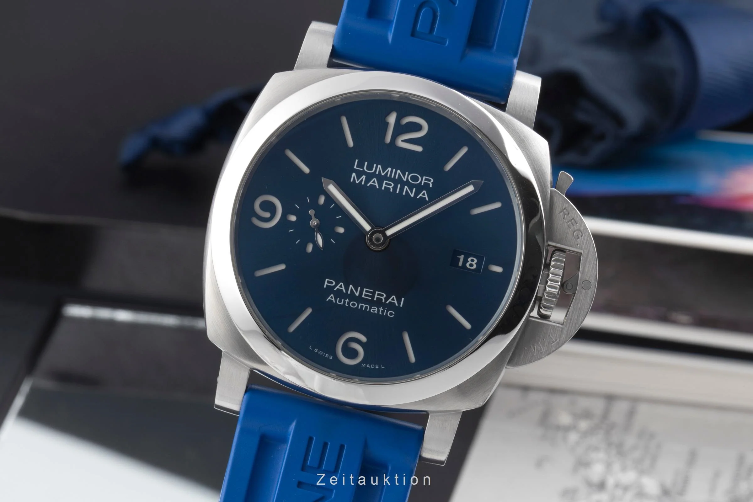 Panerai Luminor Marina steel automatic men's watch PAM01313 LP: 8900EUR  [2600667] - Image 2