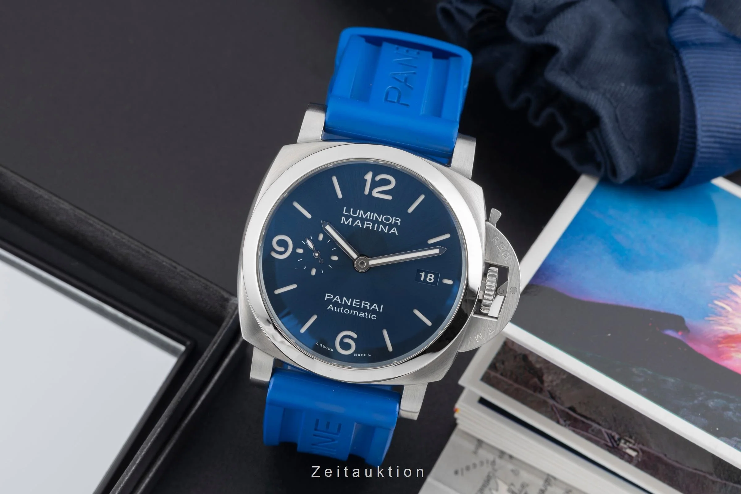 Panerai Luminor Marina steel automatic men's watch PAM01313 LP: 8900EUR  [2600667] - Image 4