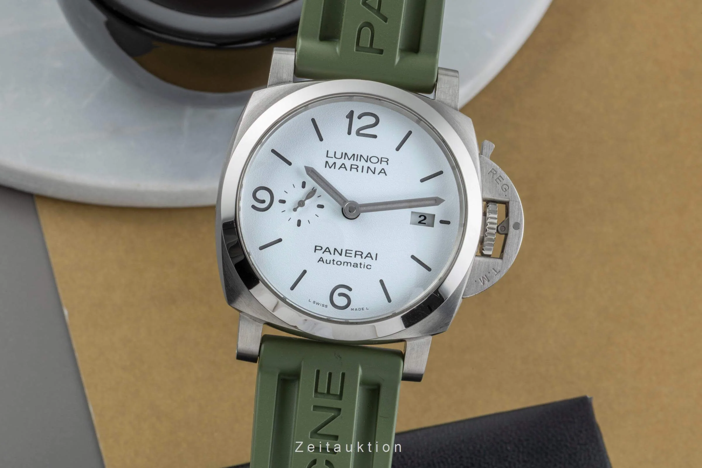 Panerai Luminor Marina steel automatic men's watch PAM01314 LP: 8900EUR  [2502297] - Image 2