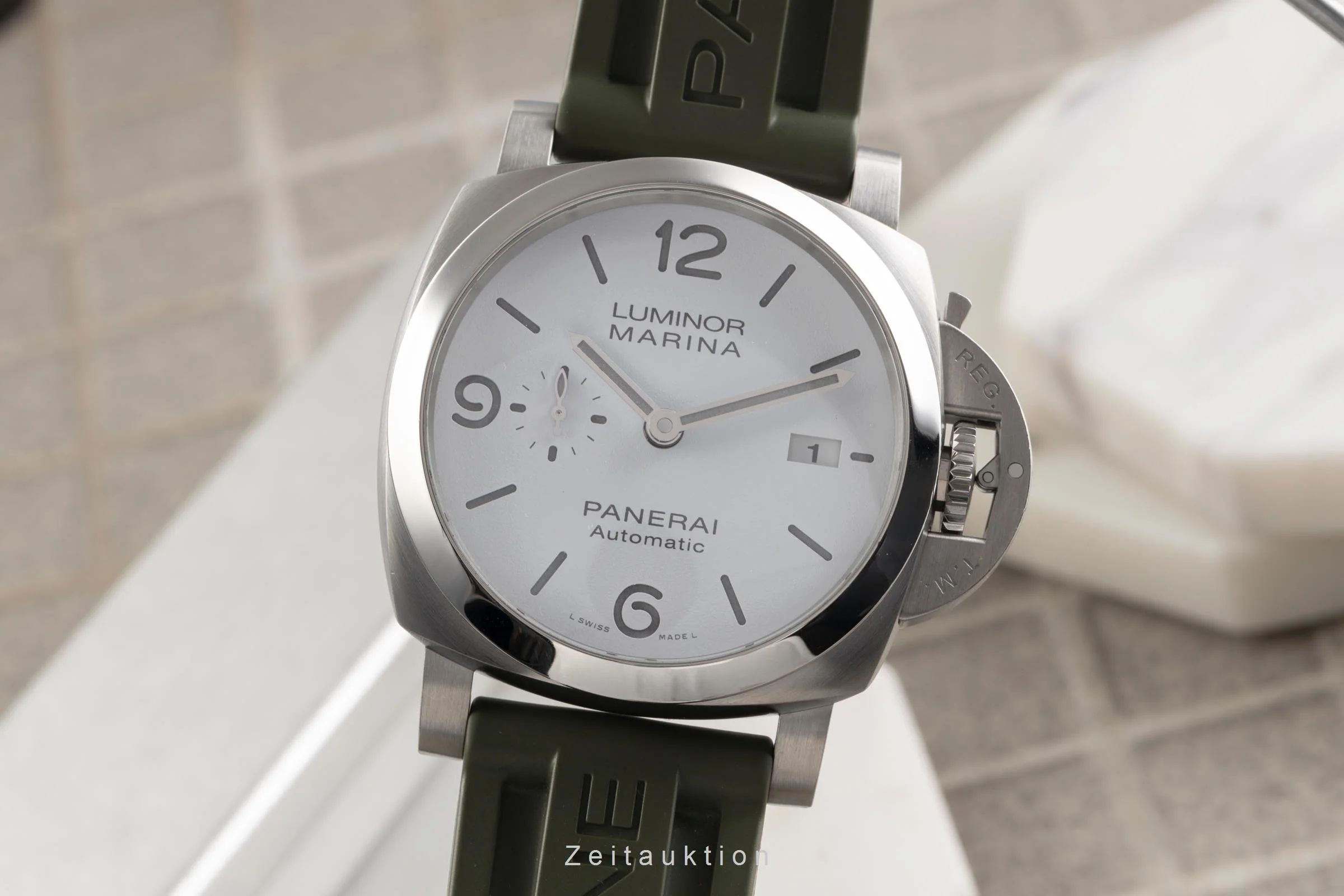 Panerai Luminor Marina steel automatic men's watch PAM01314 LP: 8900EUR  [2503555] - Image 2