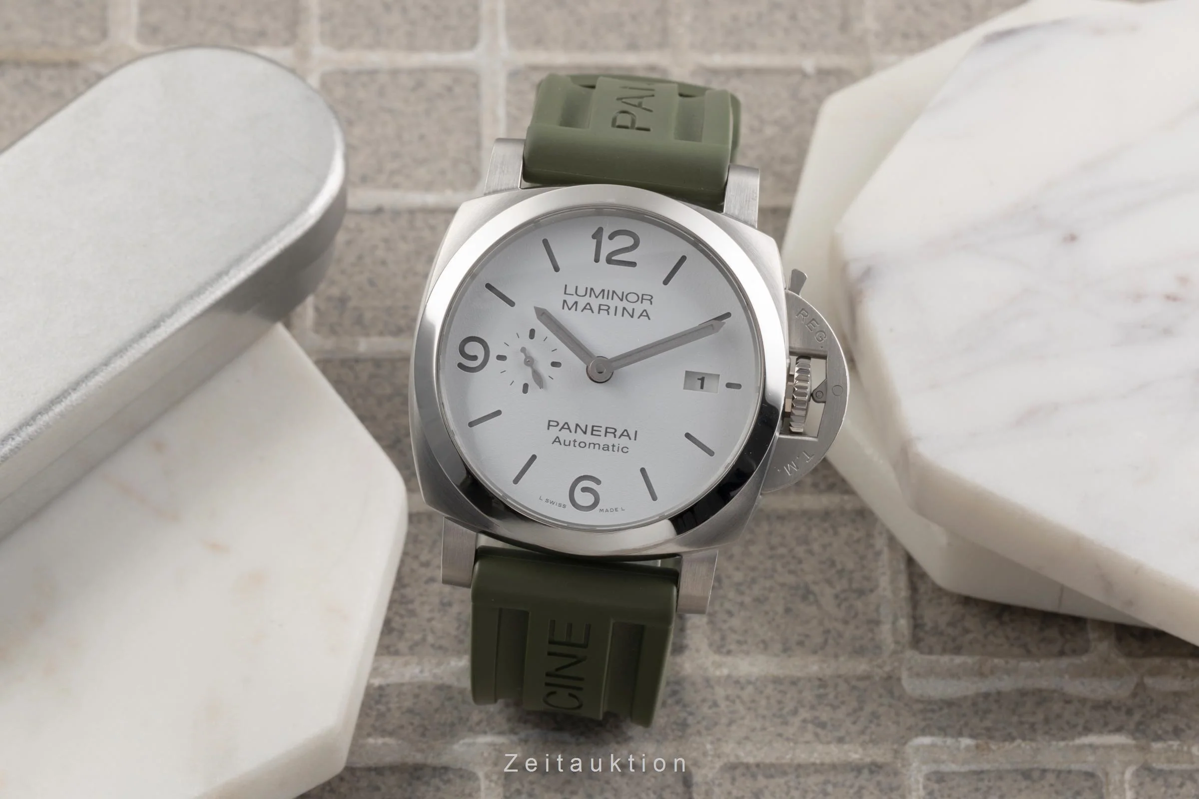 Panerai Luminor Marina steel automatic men's watch PAM01314 LP: 8900EUR  [2503555] - Image 4