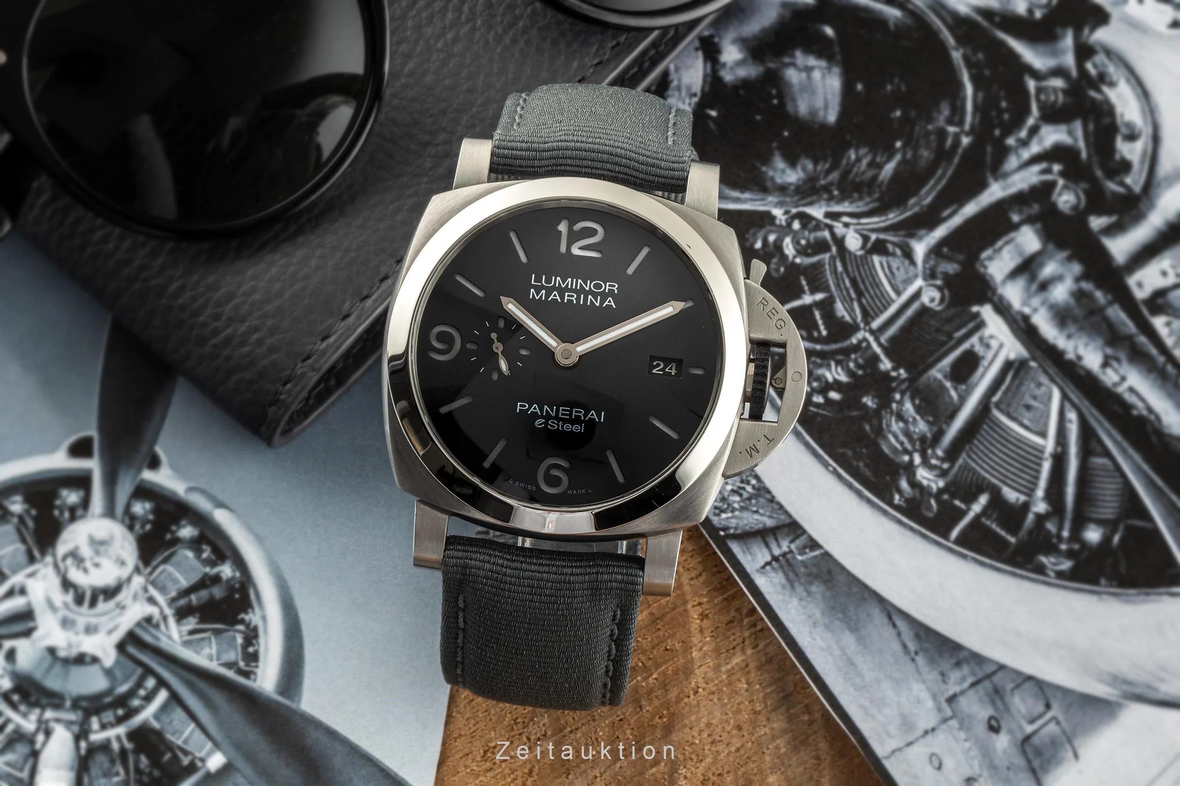 Panerai Luminor Marina steel automatic men's watch PAM01358 LP: 9600EUR  [2305148] - Image 3
