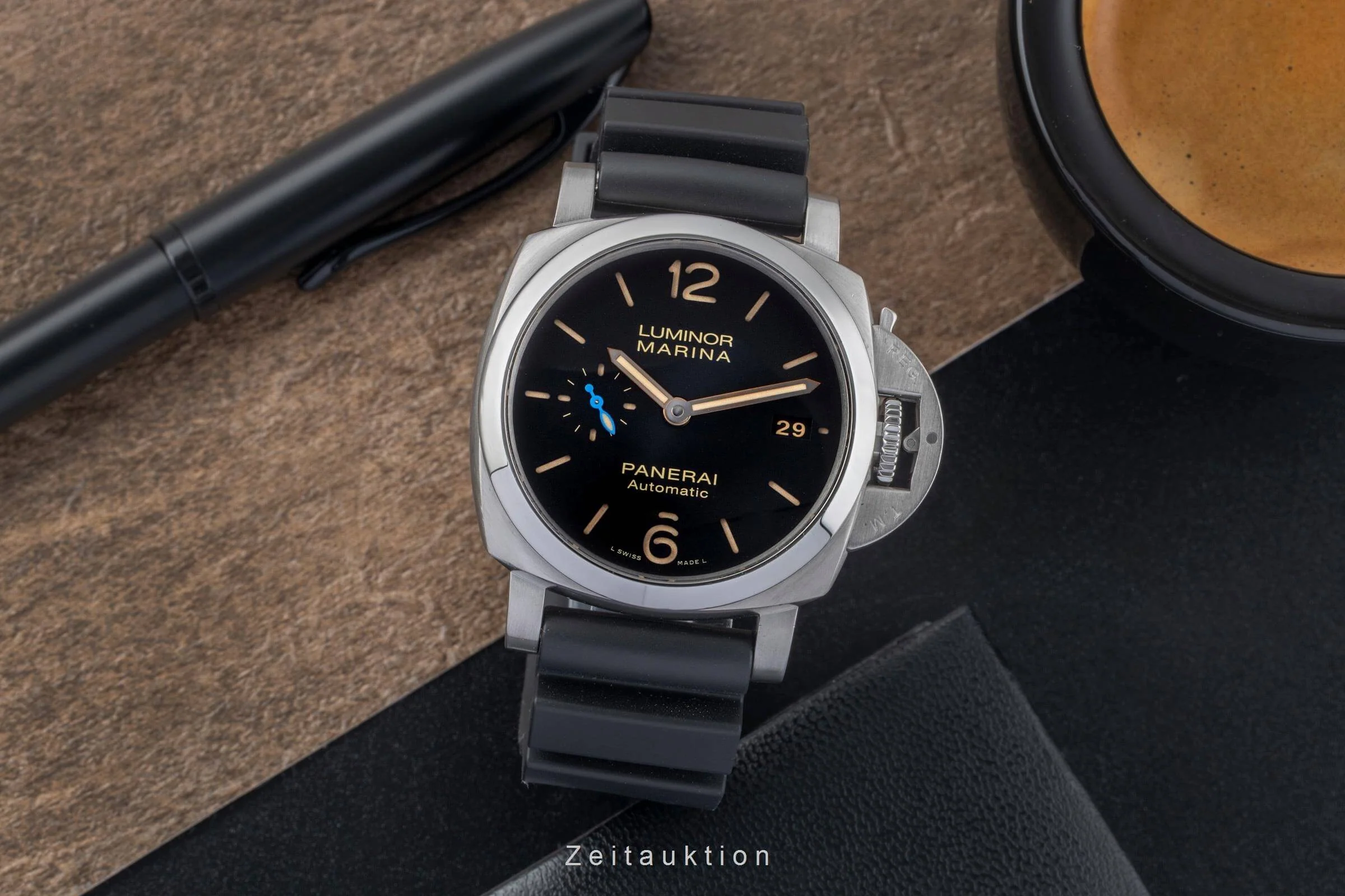 Panerai Luminor Marina steel automatic men's watch PAM01392 LP: 8900EUR  [2501390] - Image 4