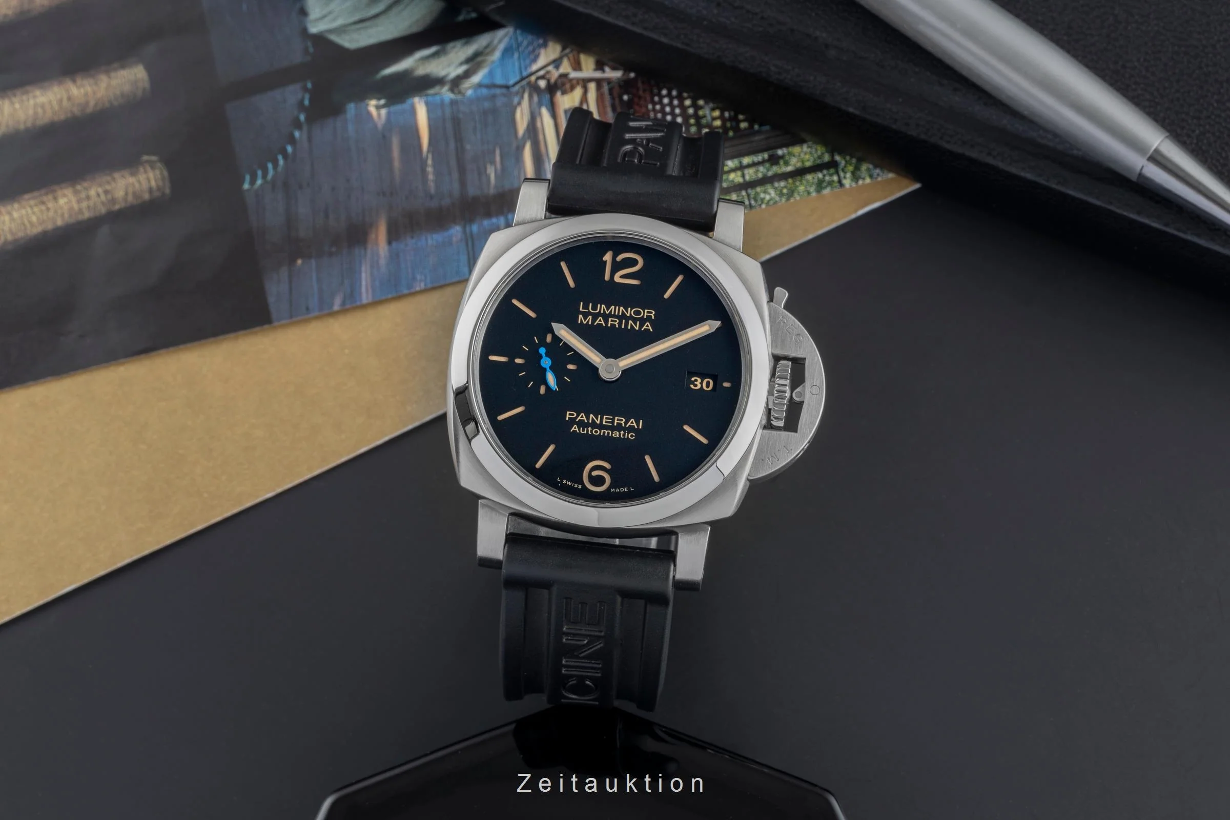 Panerai Luminor Marina steel automatic men's watch PAM01392 LP: 8900EUR  [2505110] - Image 4