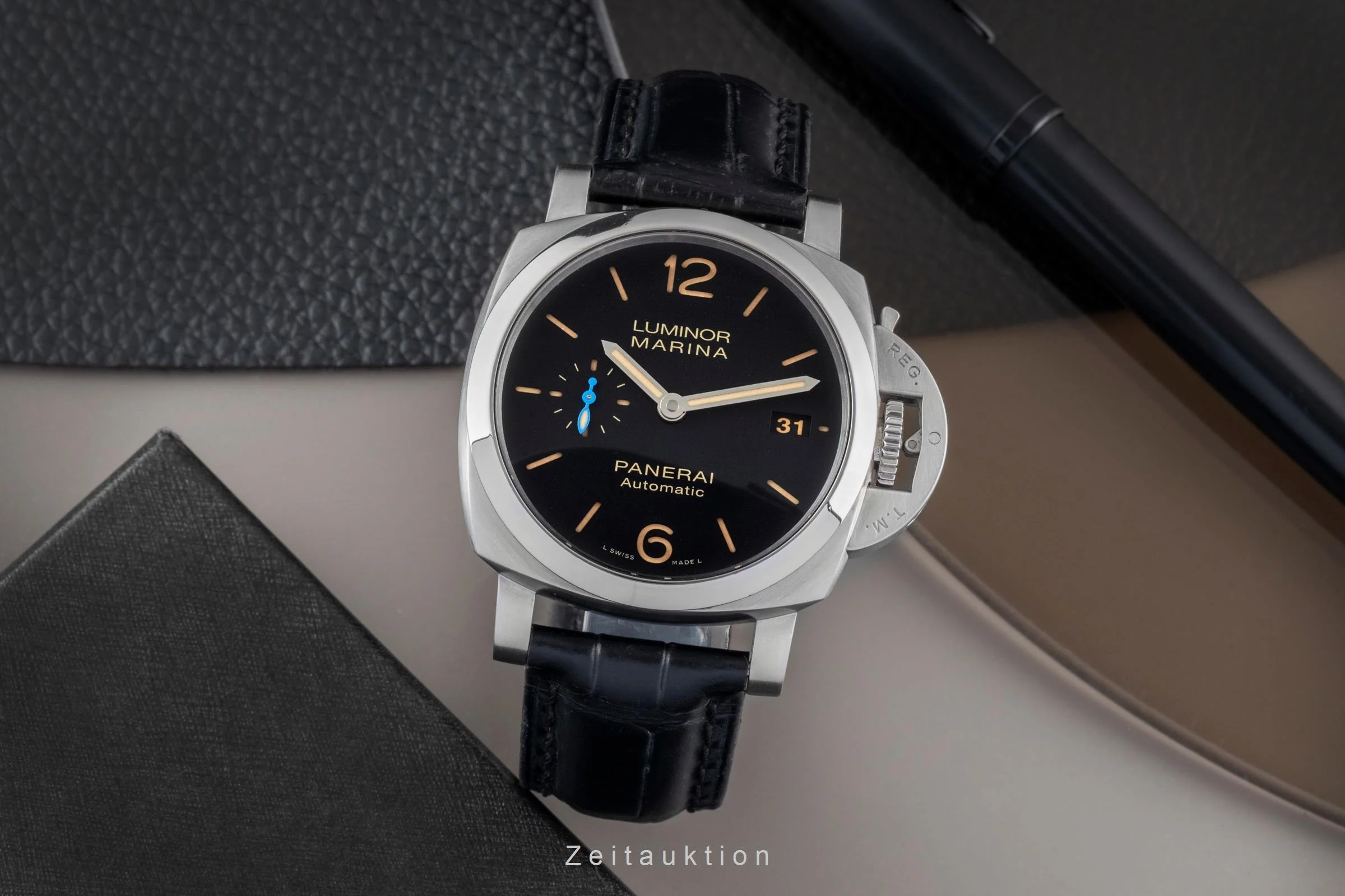 Panerai Luminor Marina steel automatic men's watch PAM01392  [2600454] - Image 4