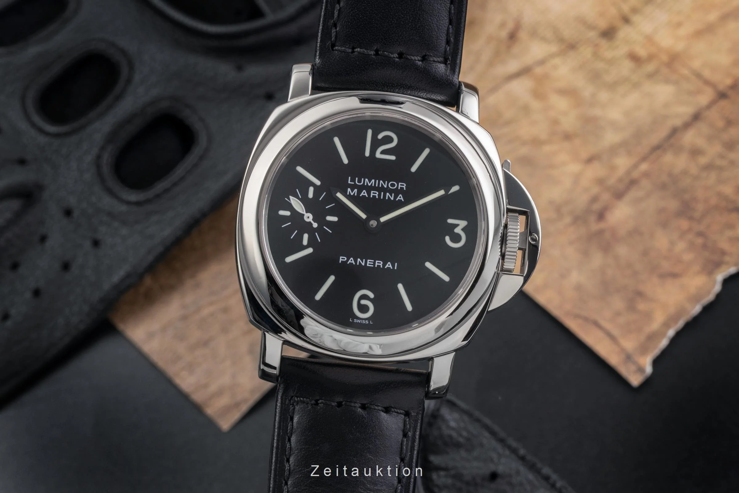 Panerai Luminor Marina steel manual winding men's watch PAM00001 LP: 6200EUR  [2503359] - Image 2