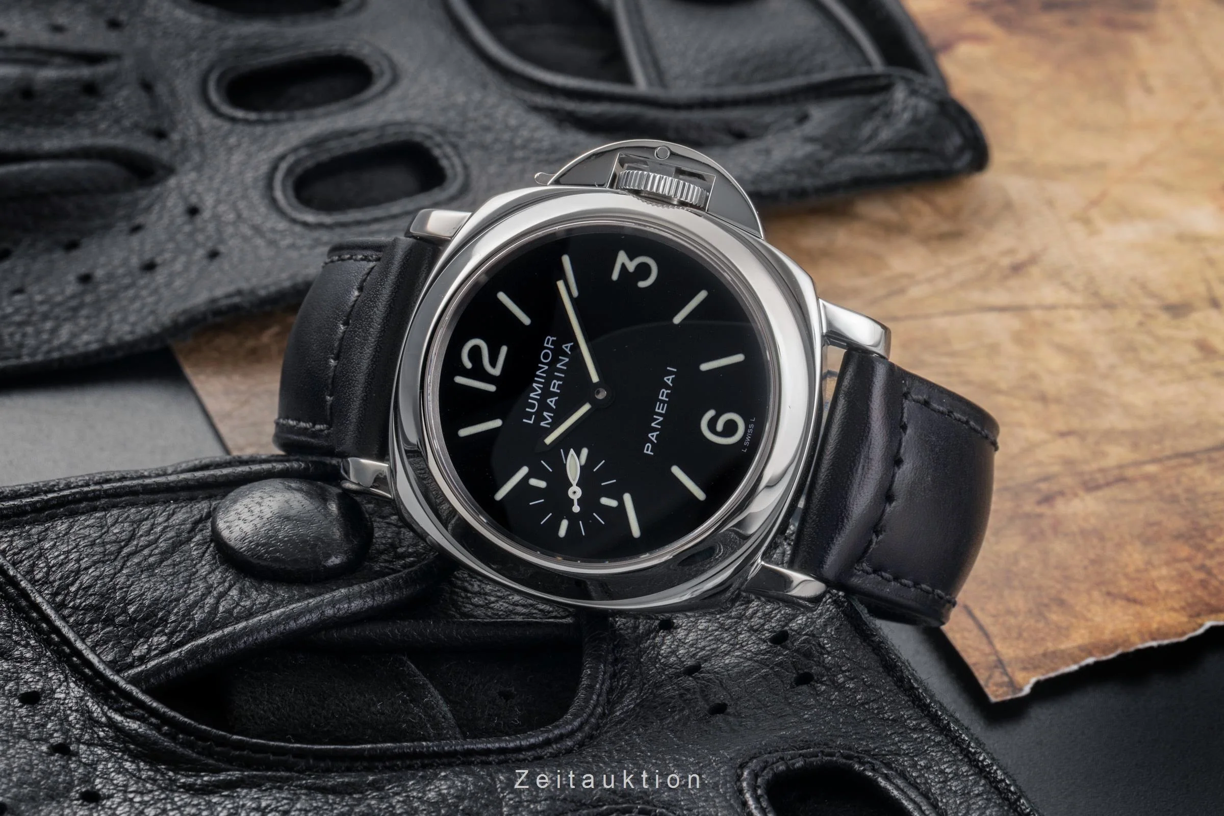 Panerai Luminor Marina steel manual winding men's watch PAM00001 LP: 6200EUR  [2503359] - Image 3