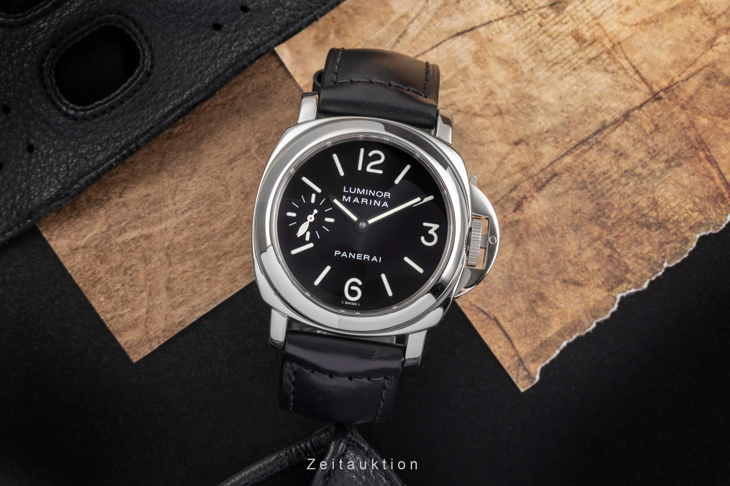 Panerai Luminor Marina steel manual winding men's watch PAM00001 LP: 6200EUR  [2503359] - Image 4