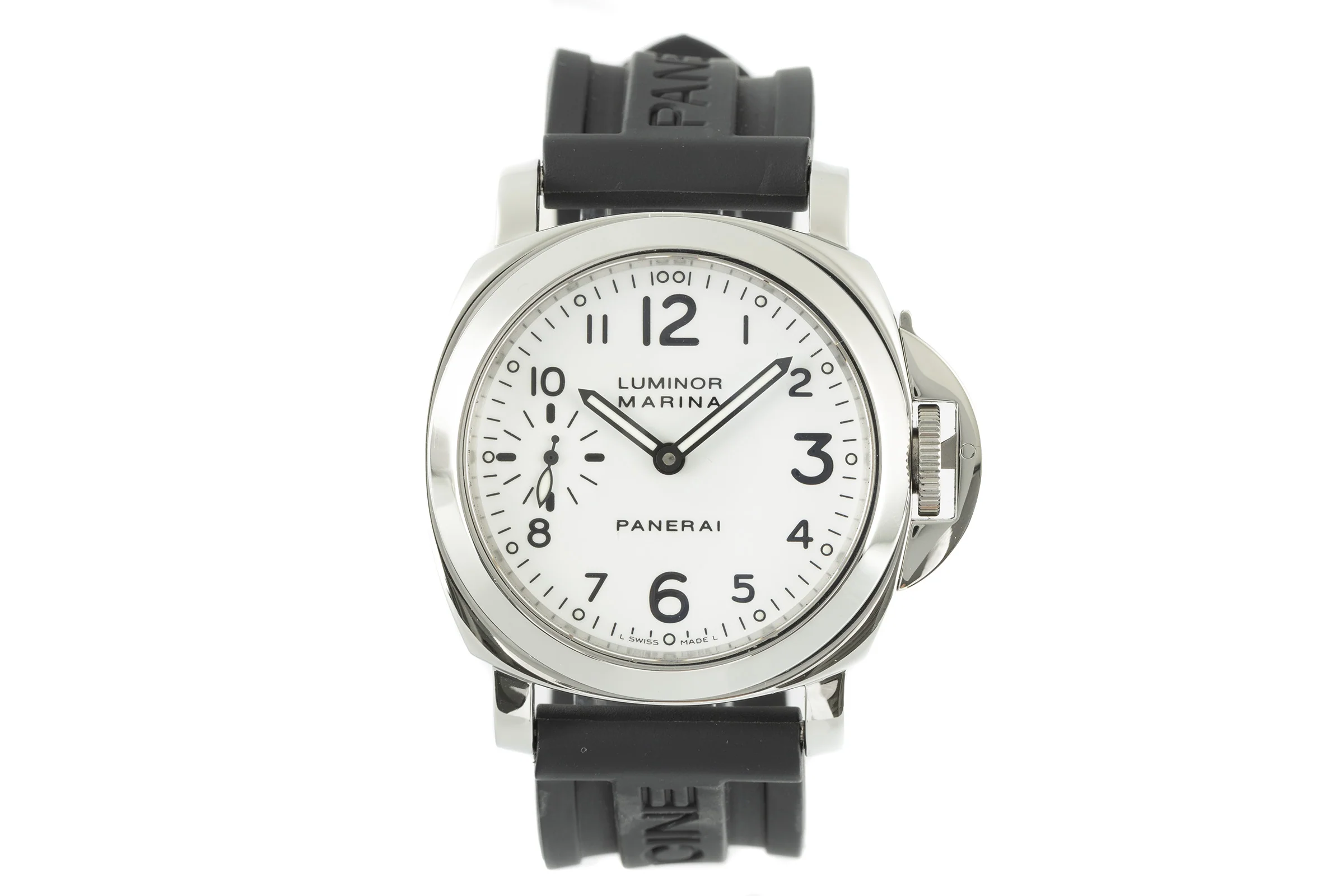 Panerai Luminor Marina steel manual winding men's watch PAM00003,  OP6518  [2105402] - Image 4