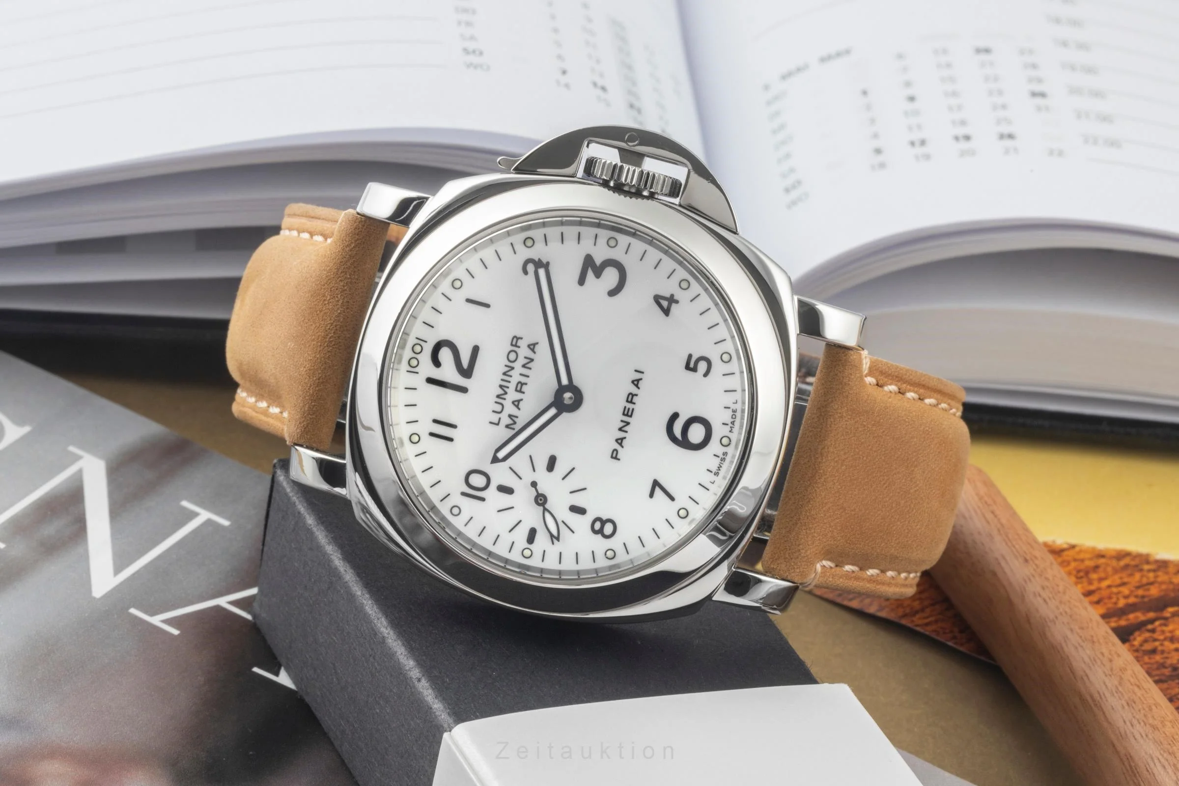 Panerai Luminor Marina steel manual winding men's watch PAM00113 LP: 6200EUR  [2400859] - Image 2