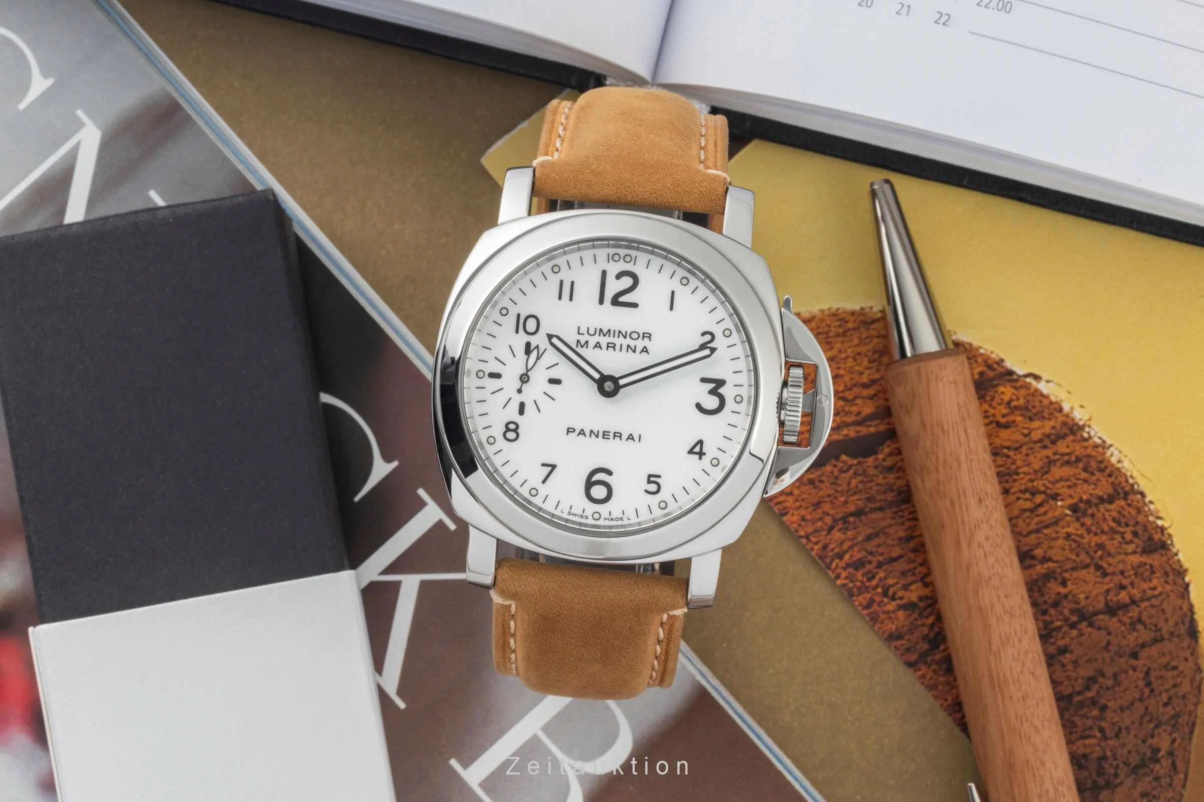 Panerai Luminor Marina steel manual winding men's watch PAM00113 LP: 6200EUR  [2400859] - Image 3